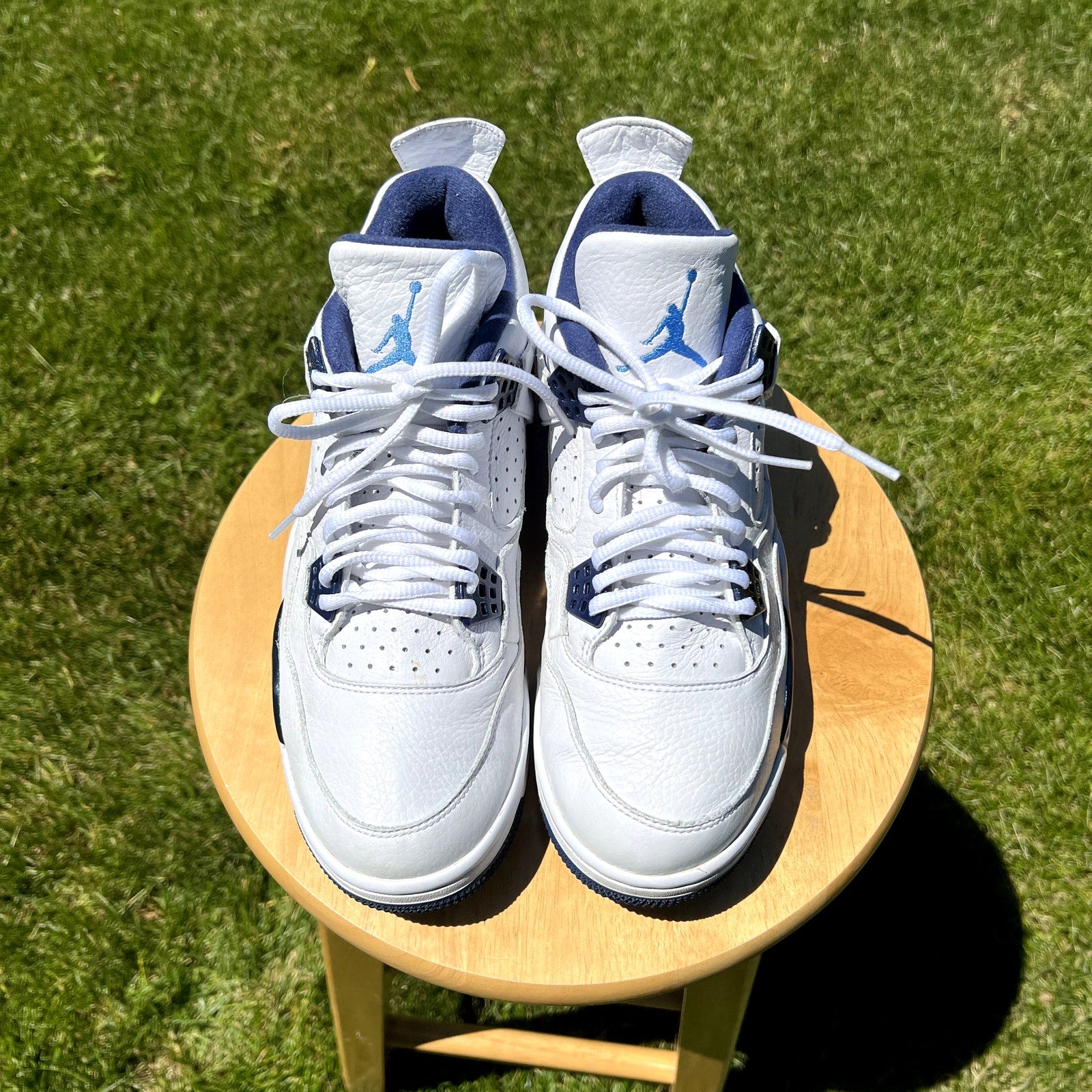 Air Jordan 4 Retro LS Columbia Men's Shoes - Size 9