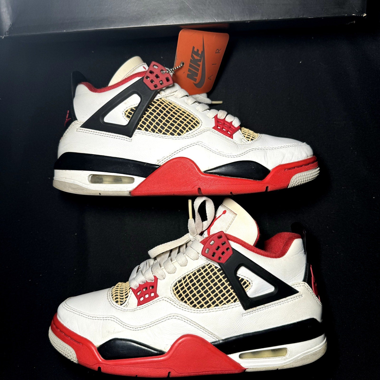 Air Jordan 4 Retro OG Fire Red 2020 Men' Shoes - Size 8