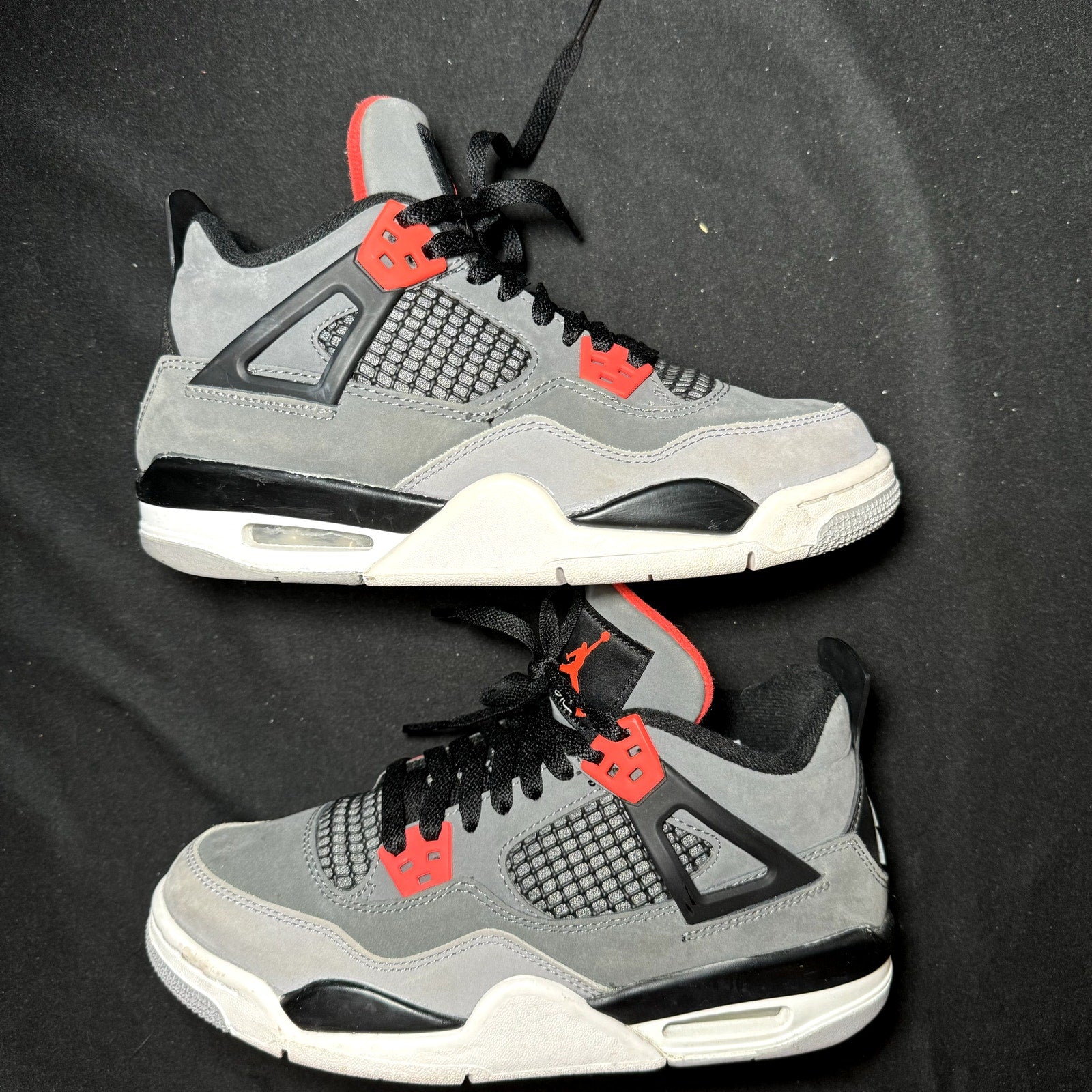 Air Jordan 4 Retro GS Infrared Kids Shoes - Size 5.5