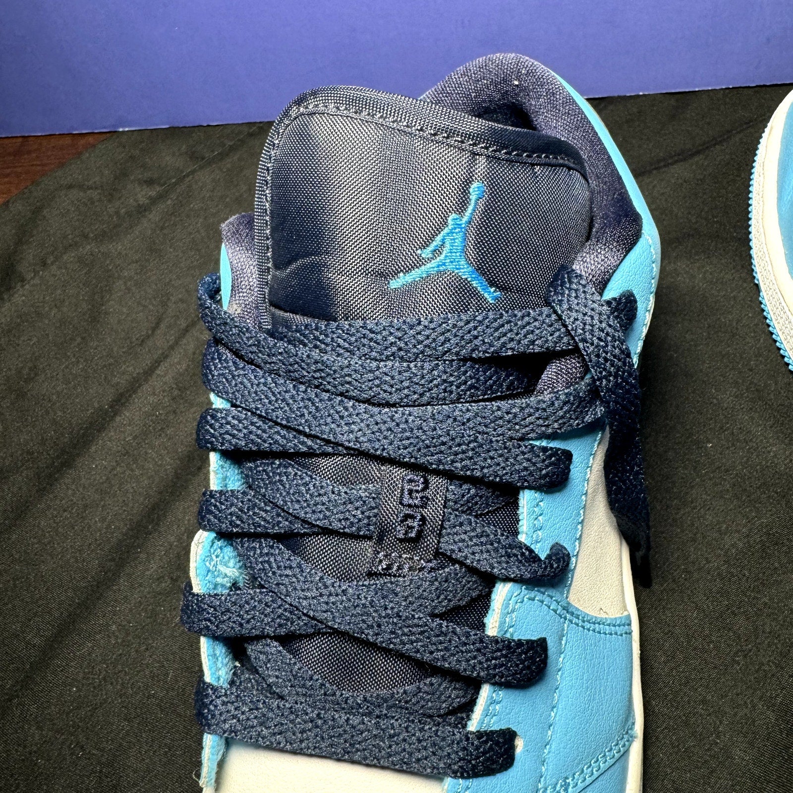 Air Jordan 1 Low GS UNC Kids Shoes - Size 5