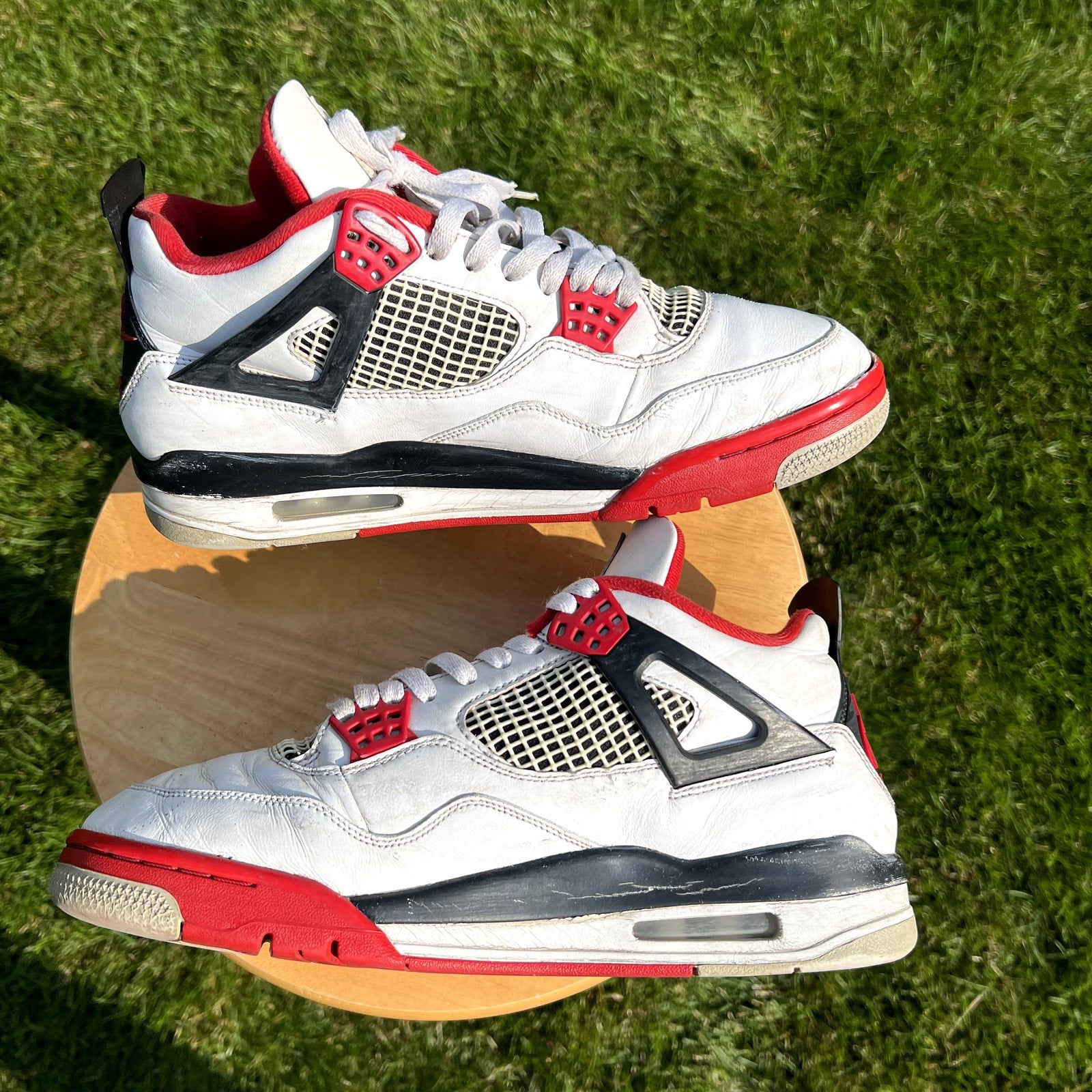 Air Jordan 4 Retro OG Fire Red 2020 Men's Shoes - Size 10