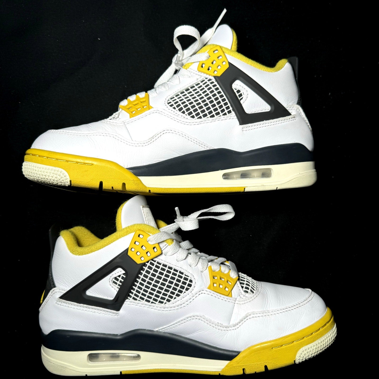 Air Jordan 4 Retro Vivid Sulfur Women's Shoes - Size 9.5