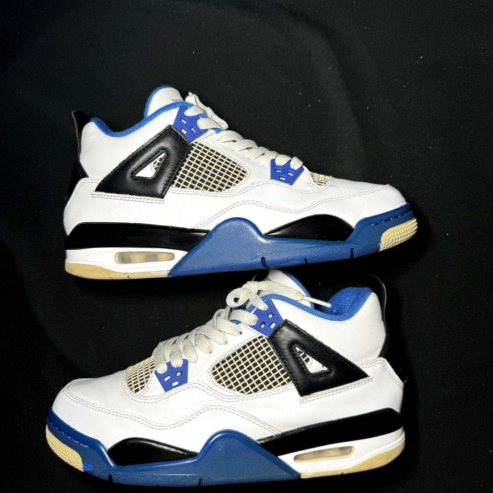 Air Jordan 4 Retro GS Motorsports Kids Shoes - Size 7