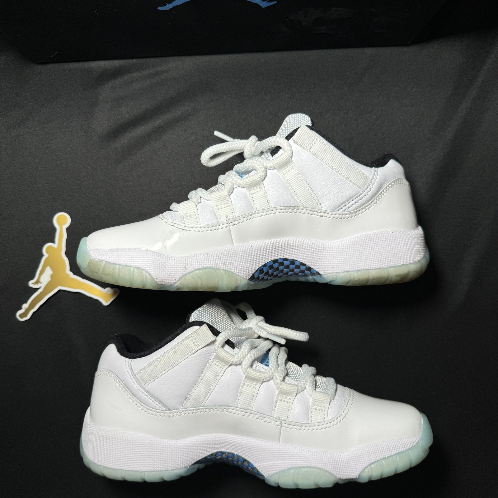 Air Jordan 11 Retro Low GS Legend Blue Kids Shoes - Size 4