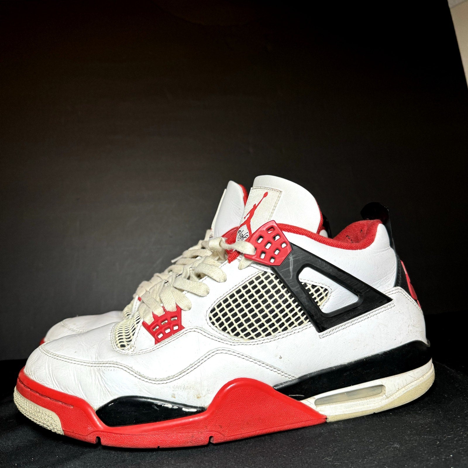 Air Jordan 4 Retro OG Fire Red 2020 Men's Shoes - Size 12