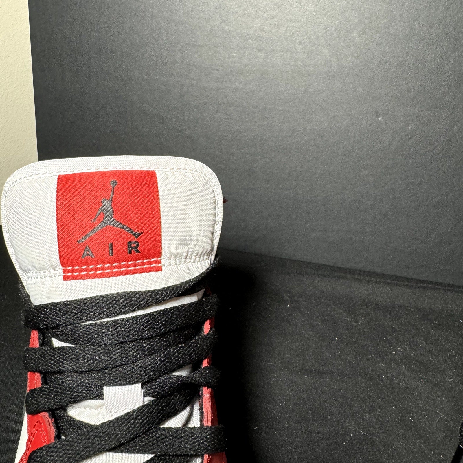 Air Jordan 1 Mid GS Chicago Black Toe Kids Shoes - Size 6