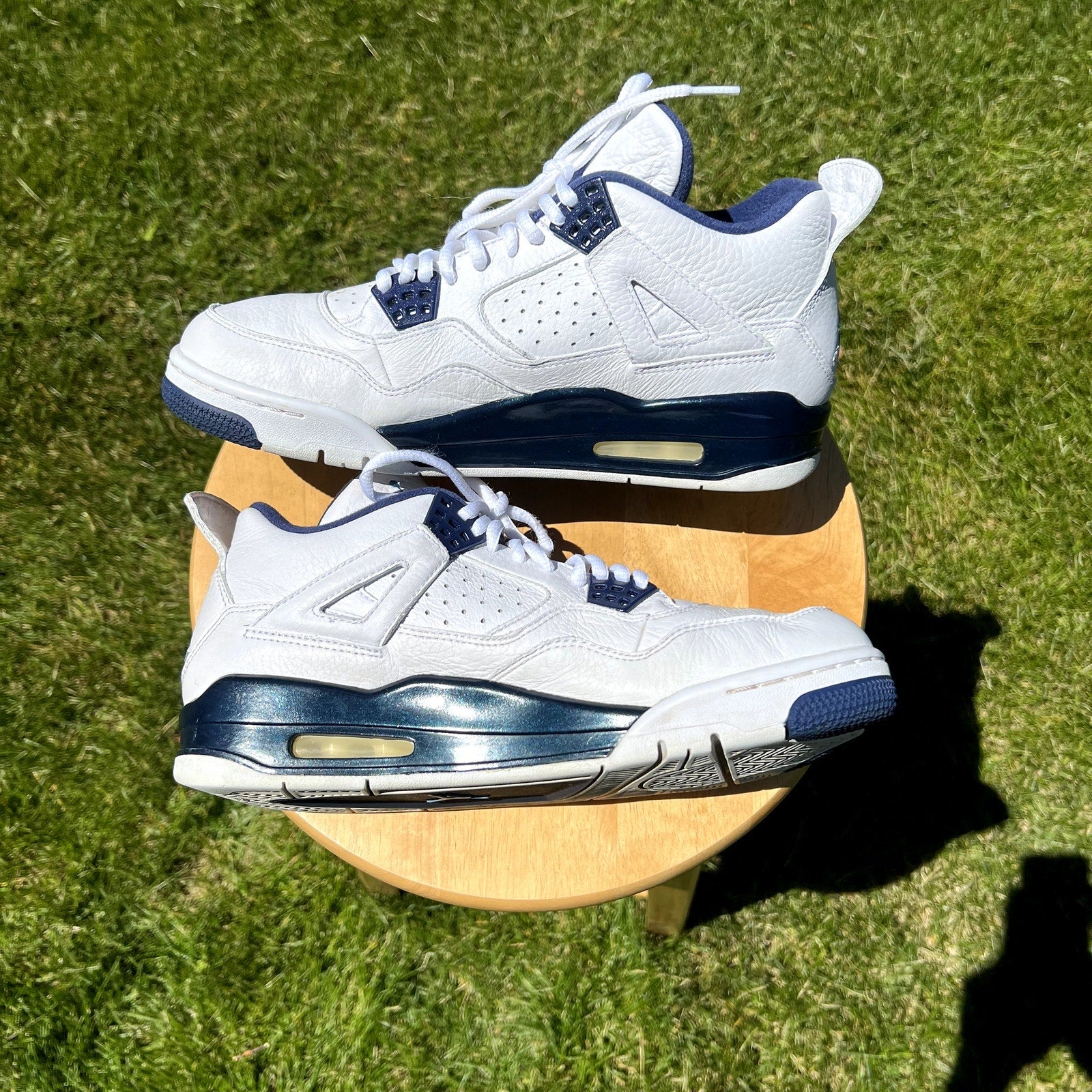 Air Jordan 4 Retro LS Columbia Men's Shoes - Size 9