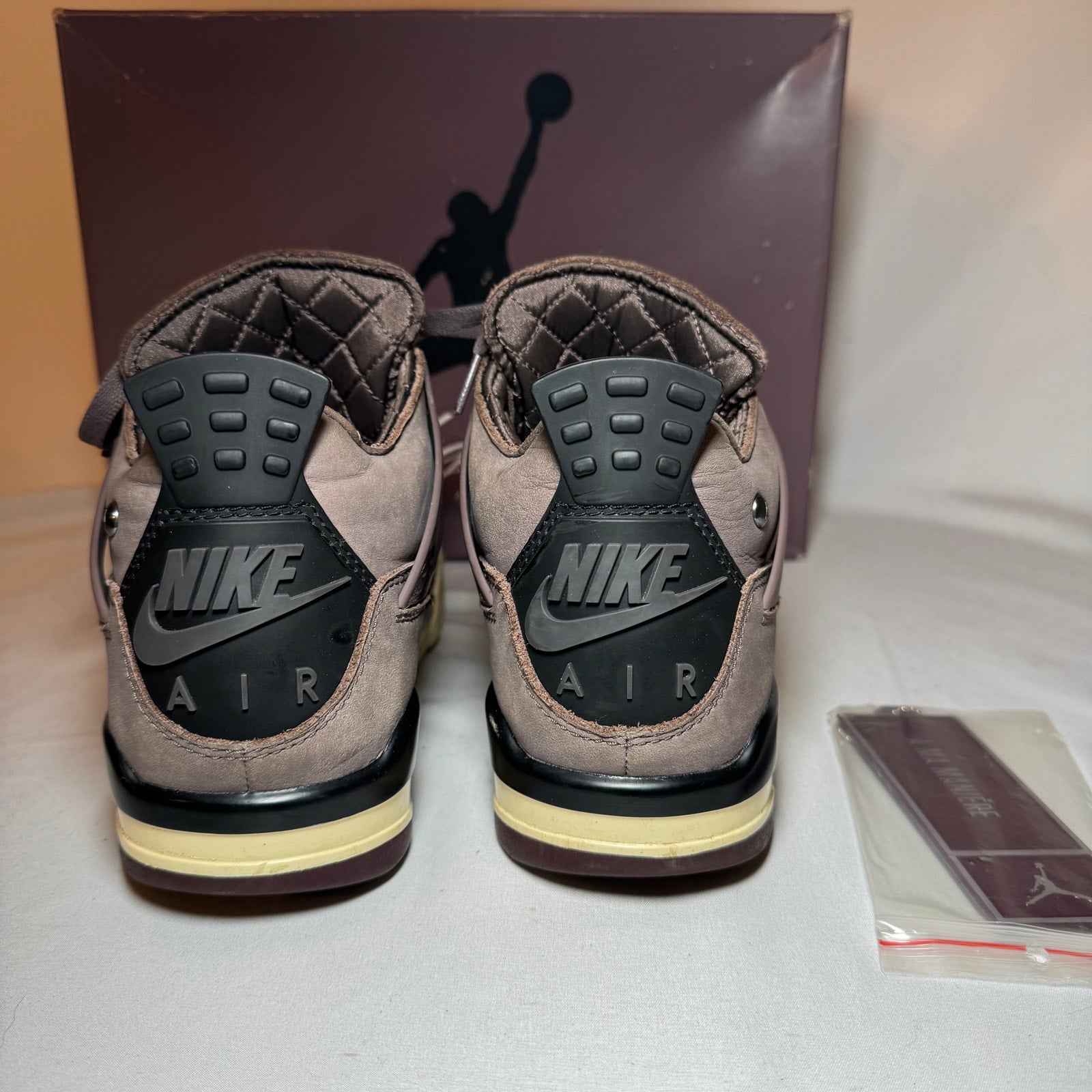 A Ma Maniére x Air Jordan 4 Retro Violet Ore Men's Shoes - Size 7.5