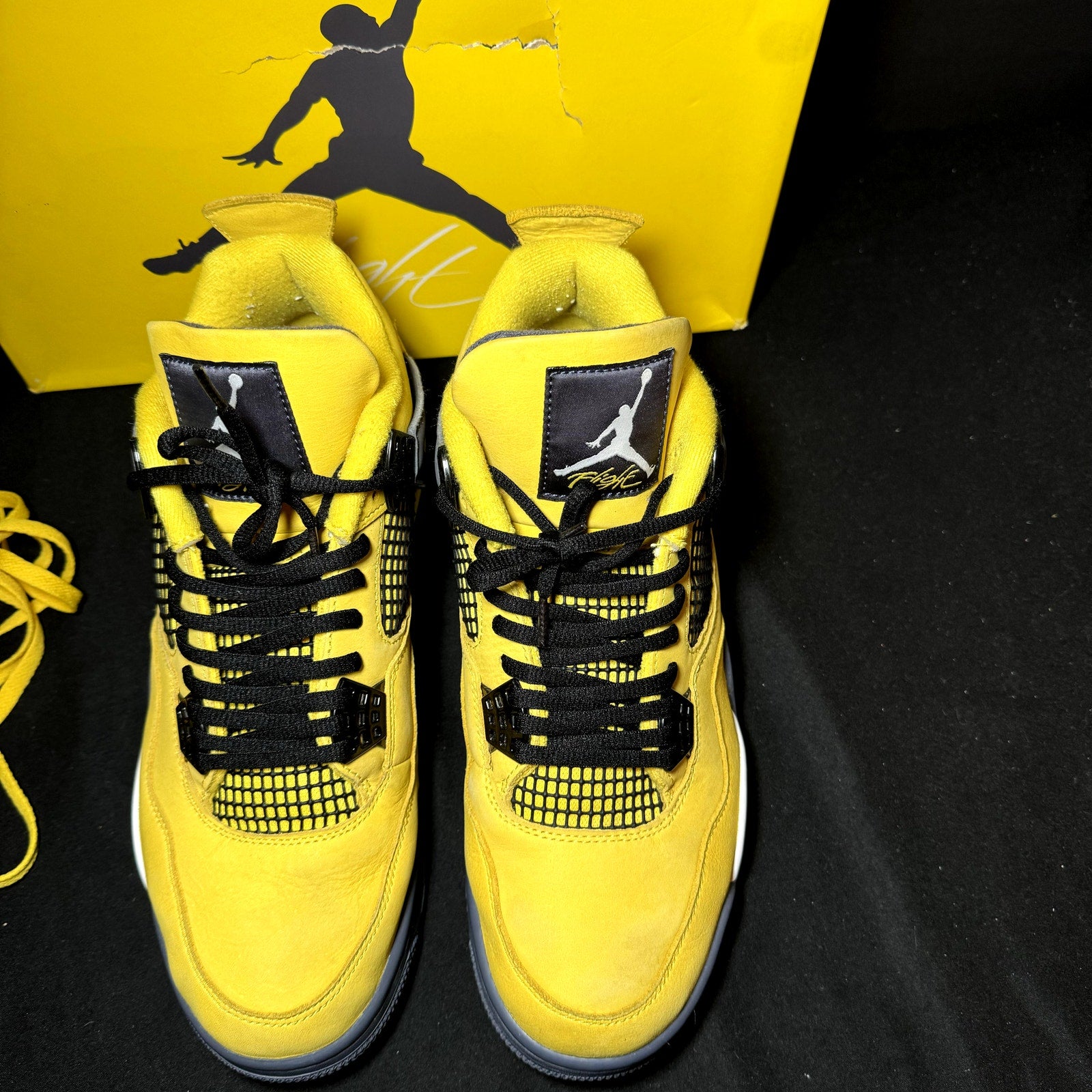 Air Jordan 4 Retro Lightning 2021 Men's Shoes - Size 11