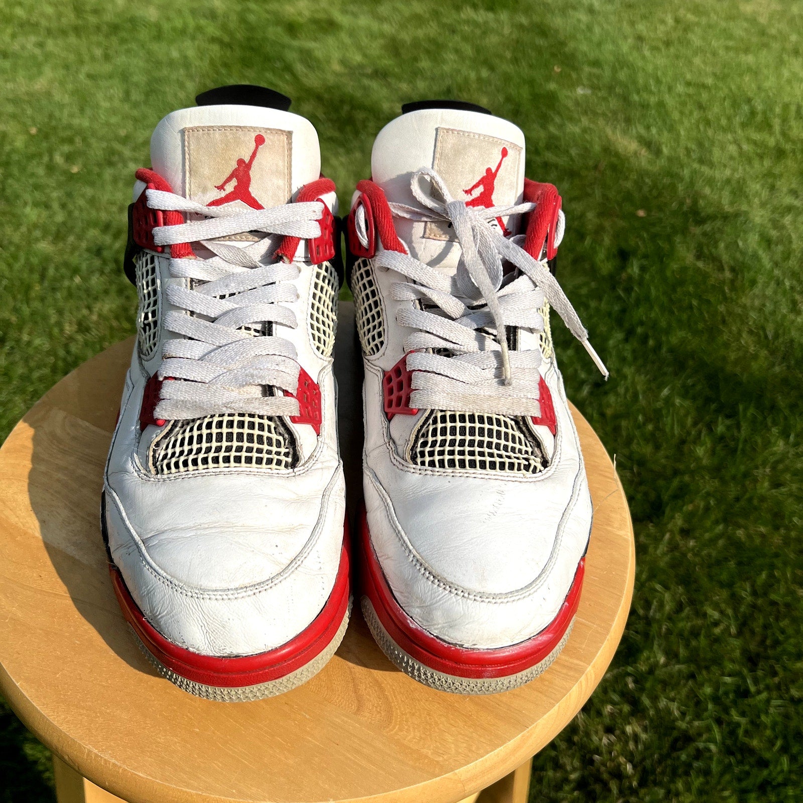 Air Jordan 4 Retro OG Fire Red 2020 Men's Shoes - Size 10
