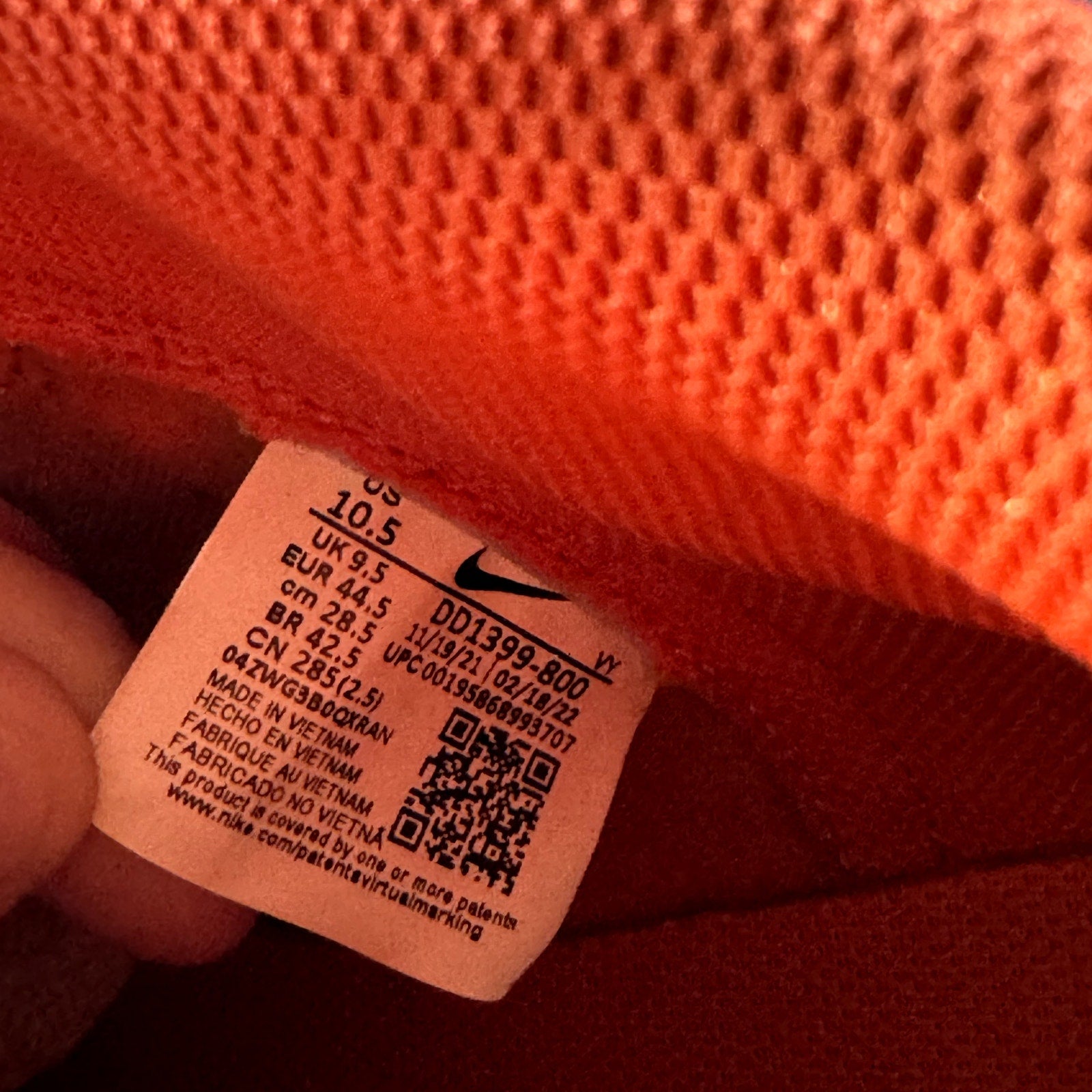 Nike Dunk High Knicks 2022 Men's Shoes - Size 10.5