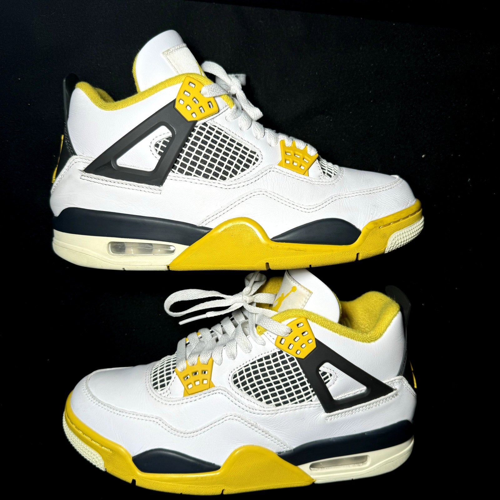 Air Jordan 4 Retro Vivid Sulfur Women's Shoes - Size 9.5