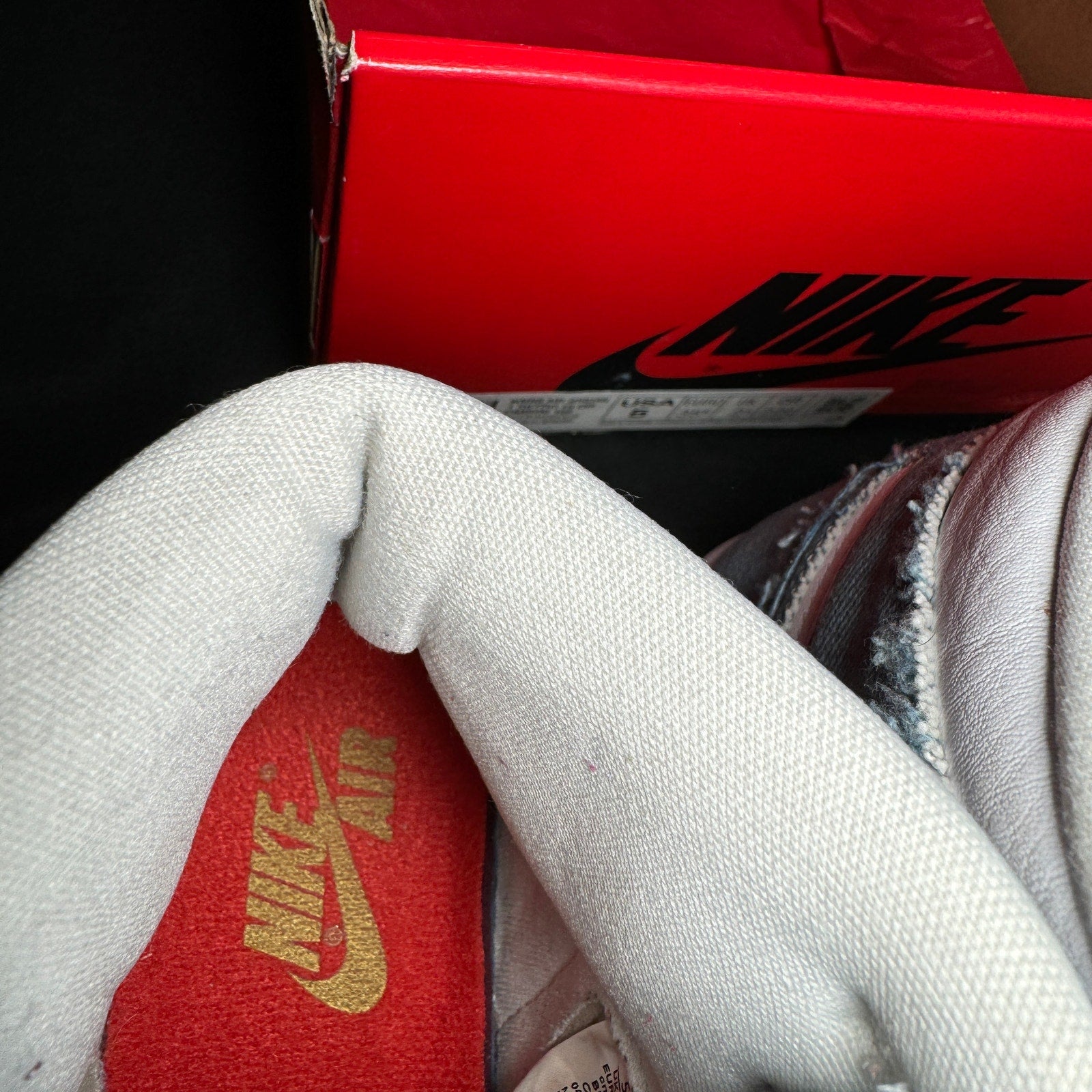 Air Jordan 1 Retro High OG Denim Women's Shoes - Size 5