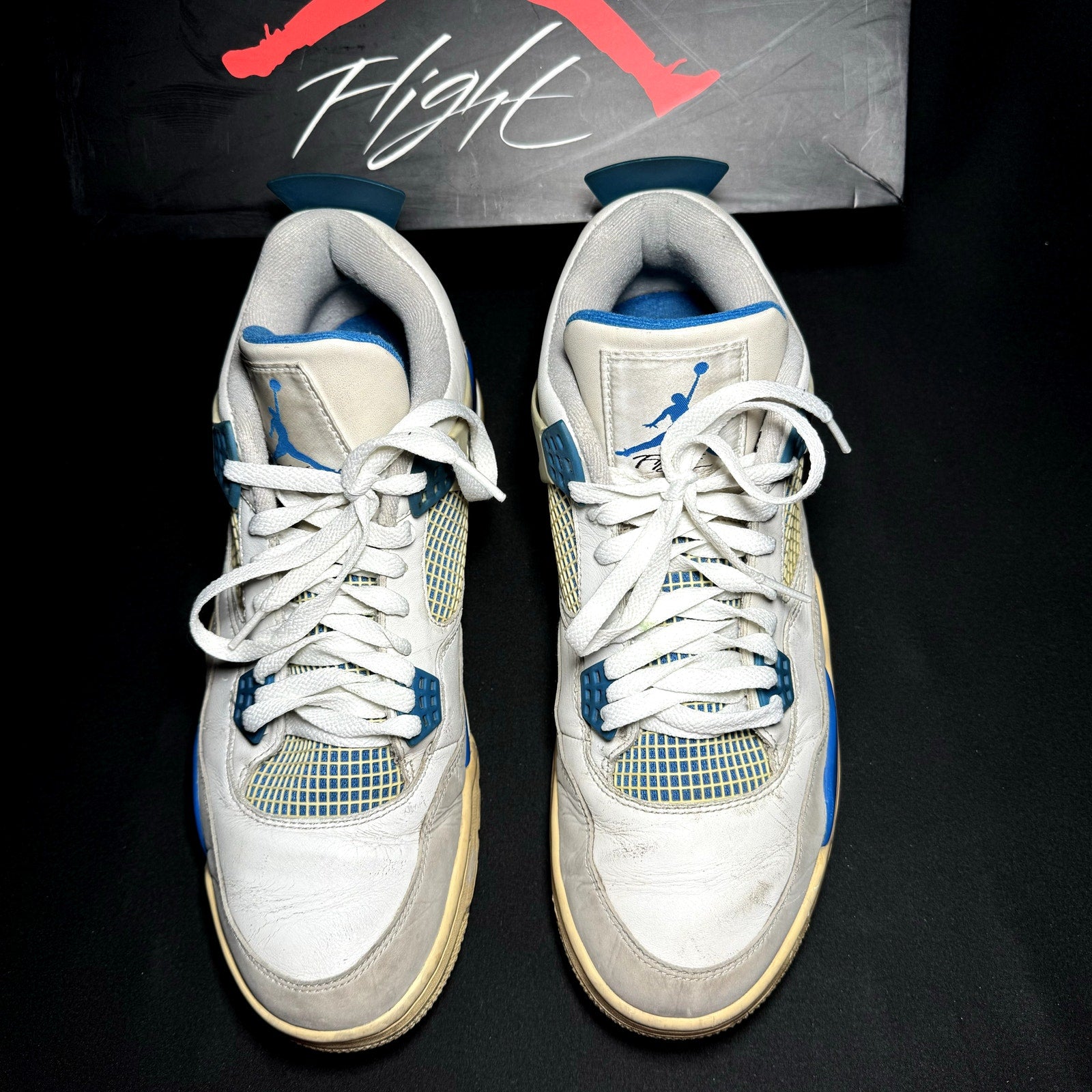 Air Jordan 4 Retro Military Blue 2012 Men's Shoes  - Size 12