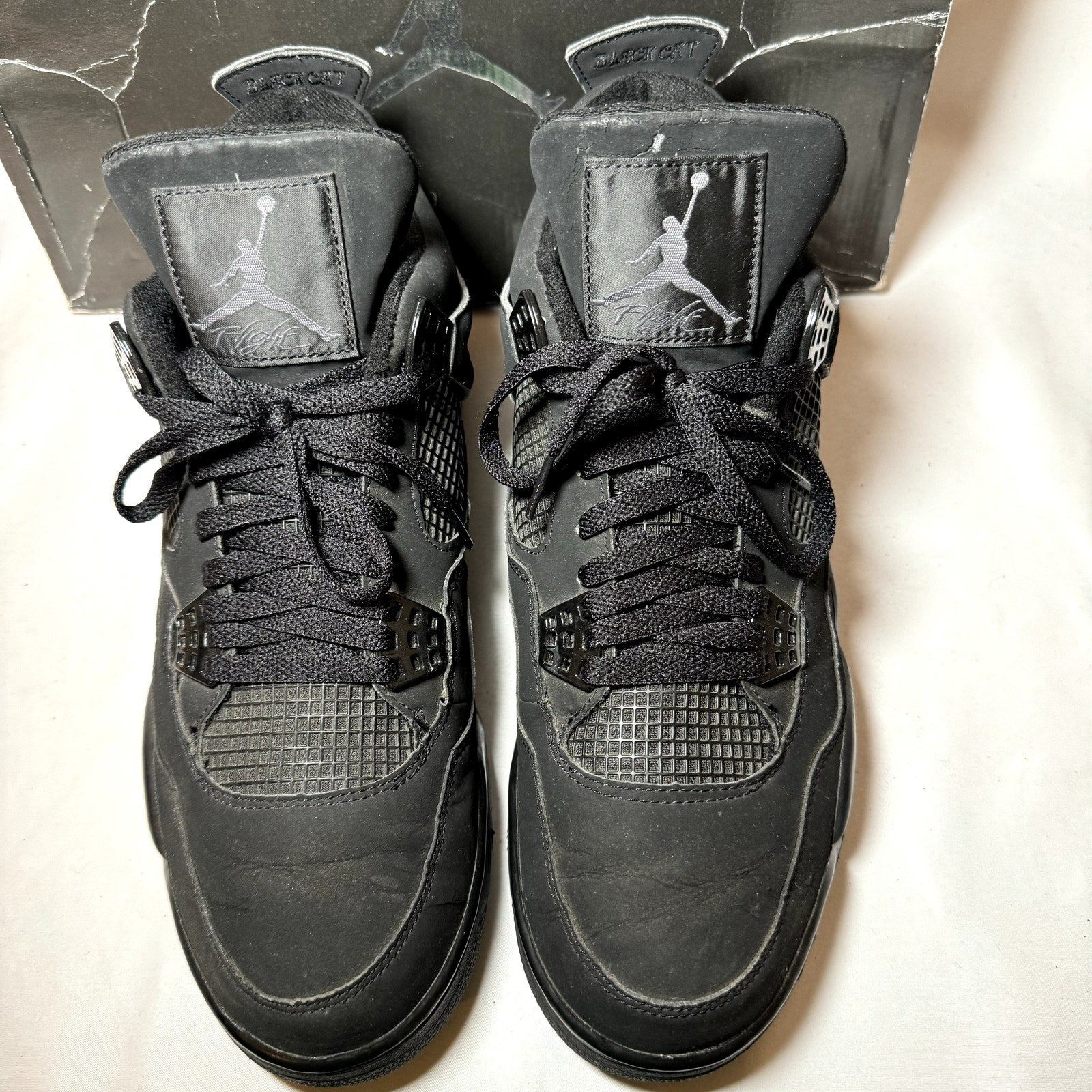 Air Jordan 4 Retro Black Cat 2006 Men's Shoes - Size 12