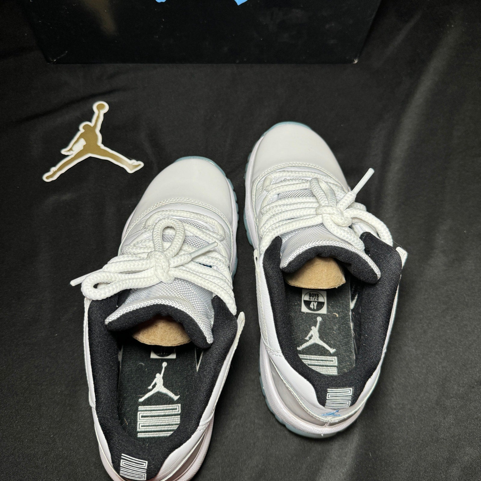 Air Jordan 11 Retro Low GS Legend Blue Kids Shoes - Size 4