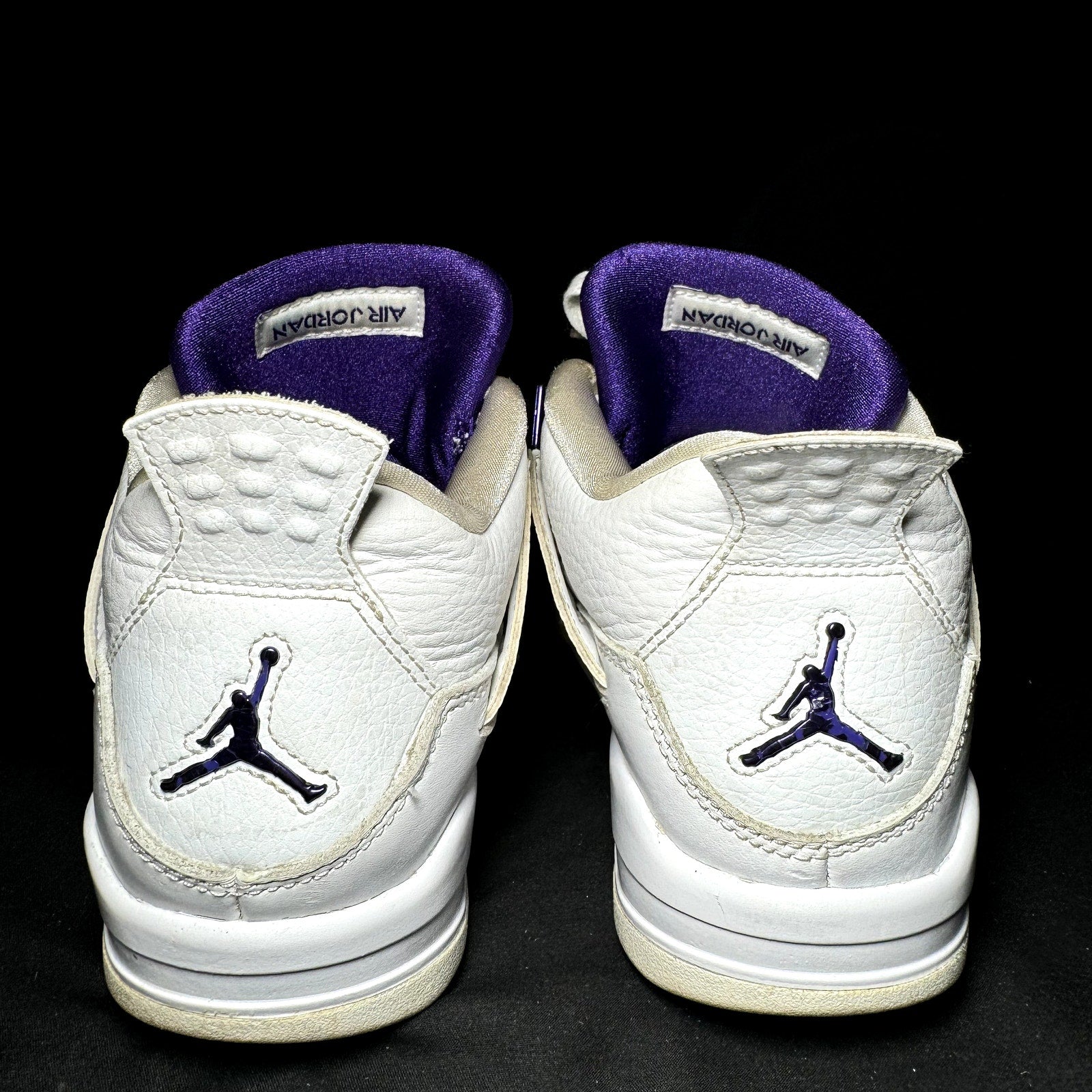 Air Jordan 4 Retro GS Purple Metallic 2020 Kids Shoes - Size 7