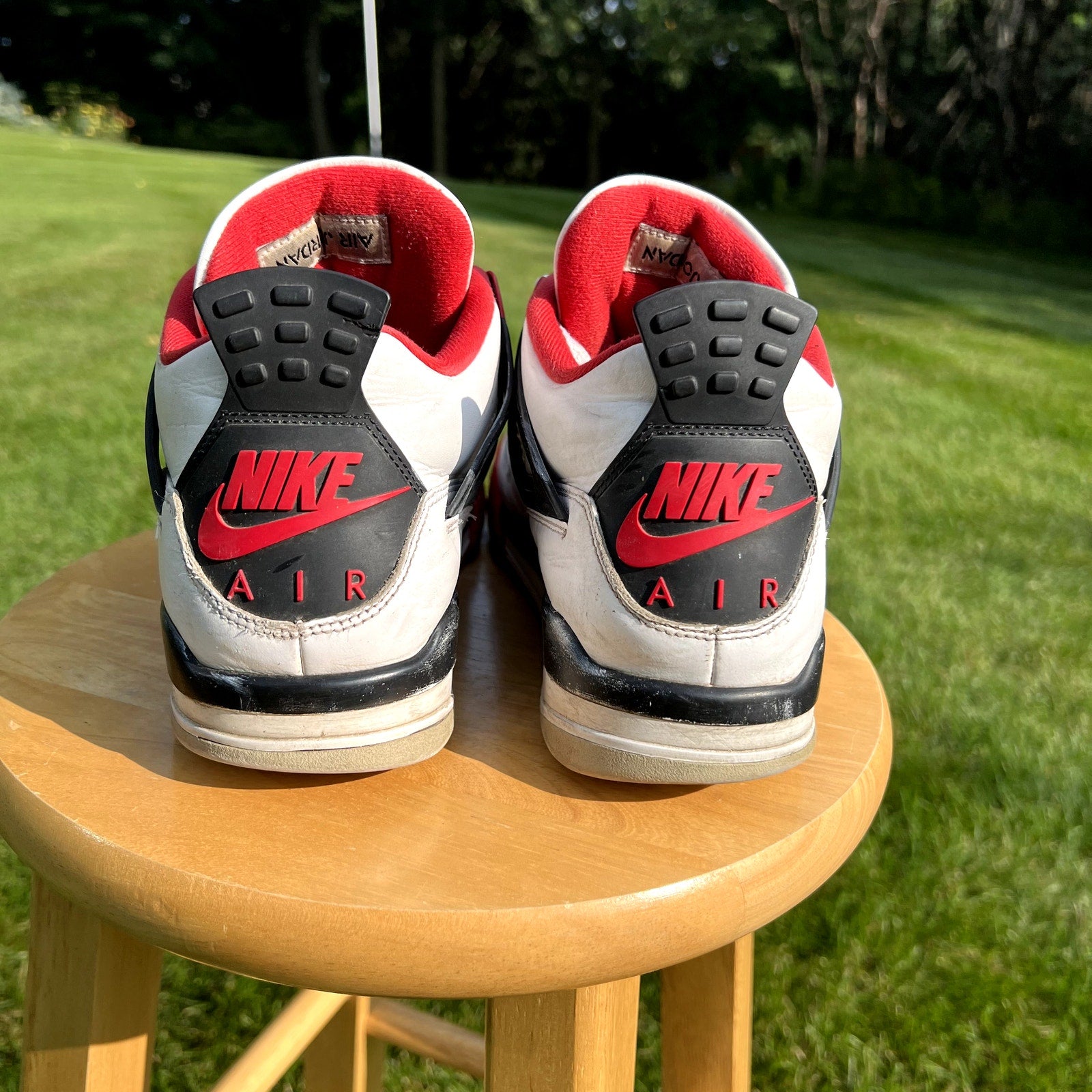 Air Jordan 4 Retro OG Fire Red 2020 Men's Shoes - Size 10