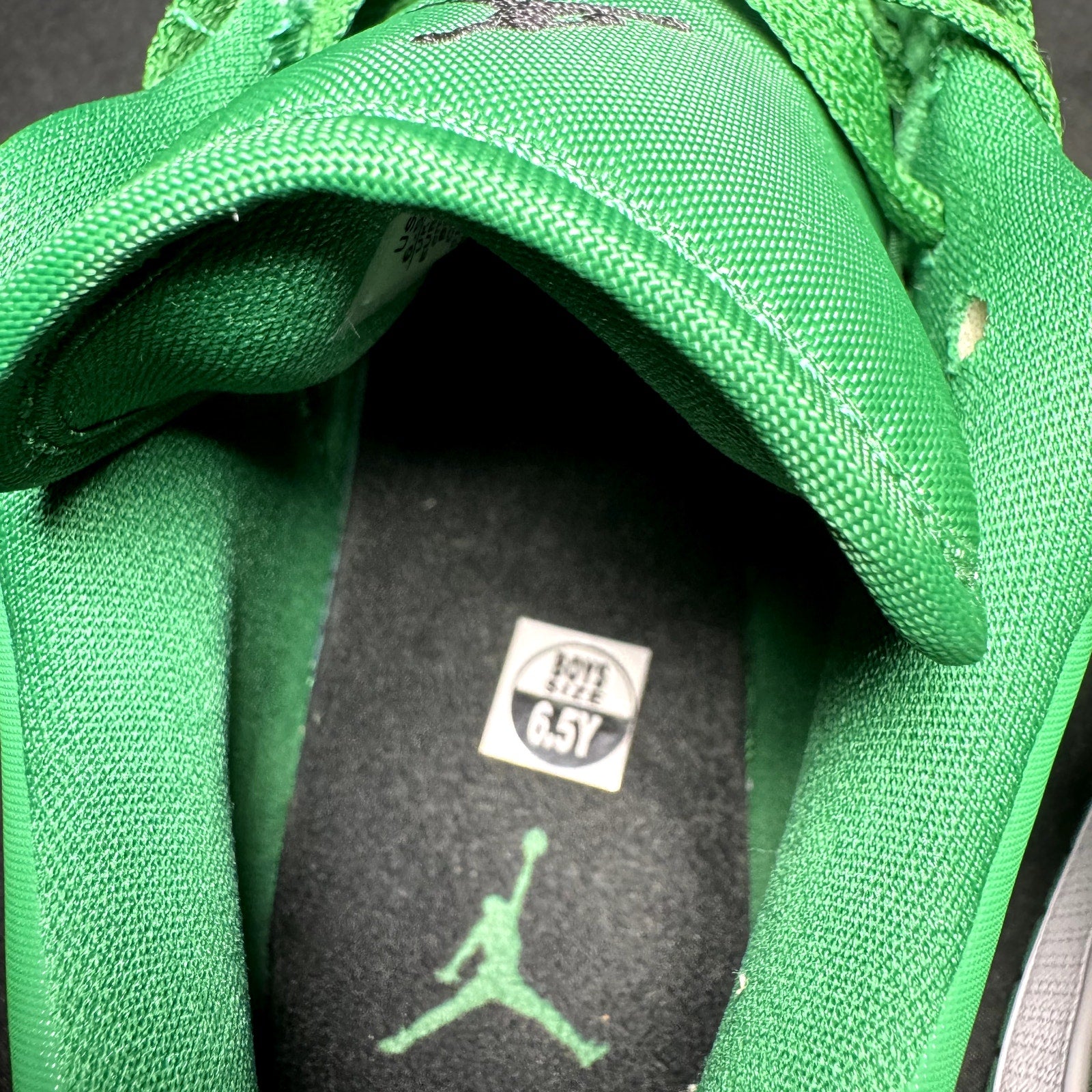 Air Jordan 1 Low GS Pine Green Kids Shoes - Size 6.5