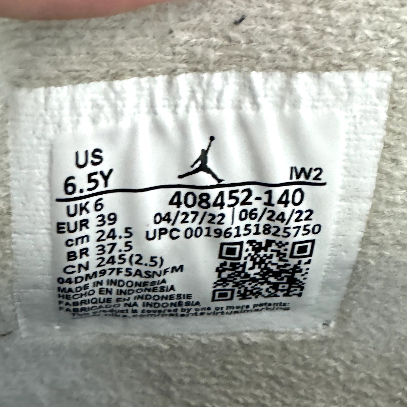 Air Jordan 4 Retro GS Midnight Navy Kids Shoes - Size 6.5