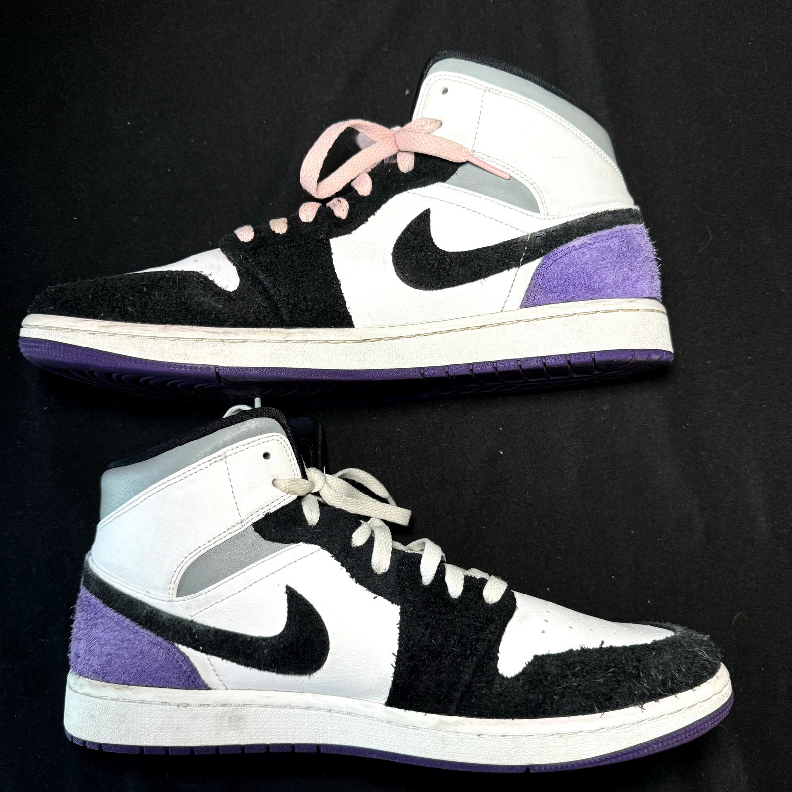 Air Jordan 1 Mid SE Varsity Purple Men's Shoes - Size 11