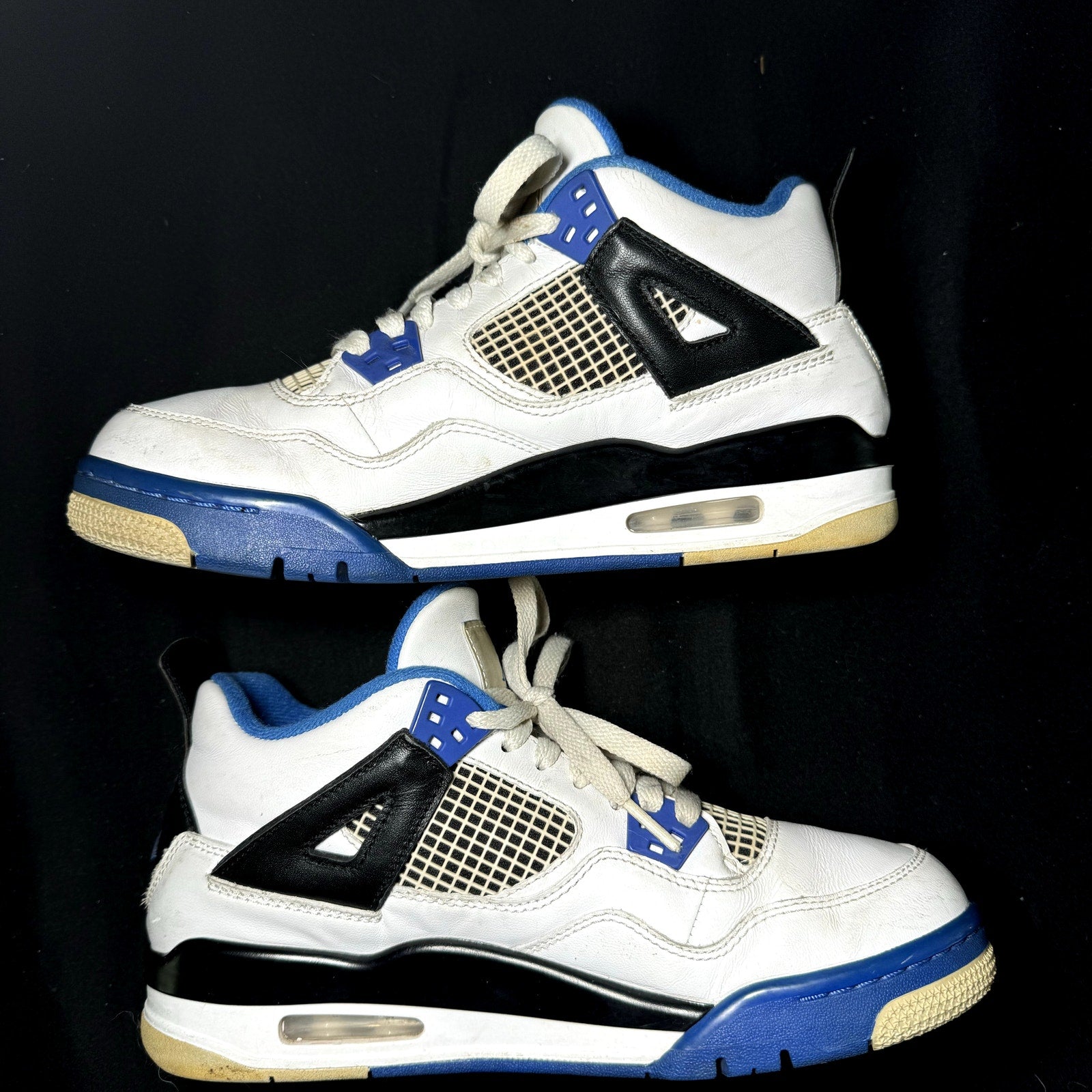 Air Jordan 4 Retro GS Motorsports Kids Shoes - Size 6.5