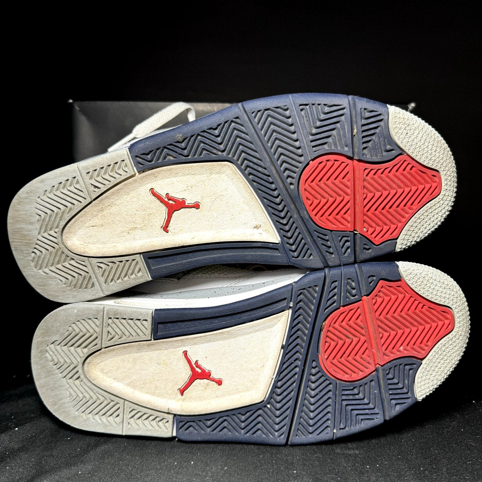 Air Jordan 4 Retro GS Midnight Navy Kids Shoes - Size 6.5