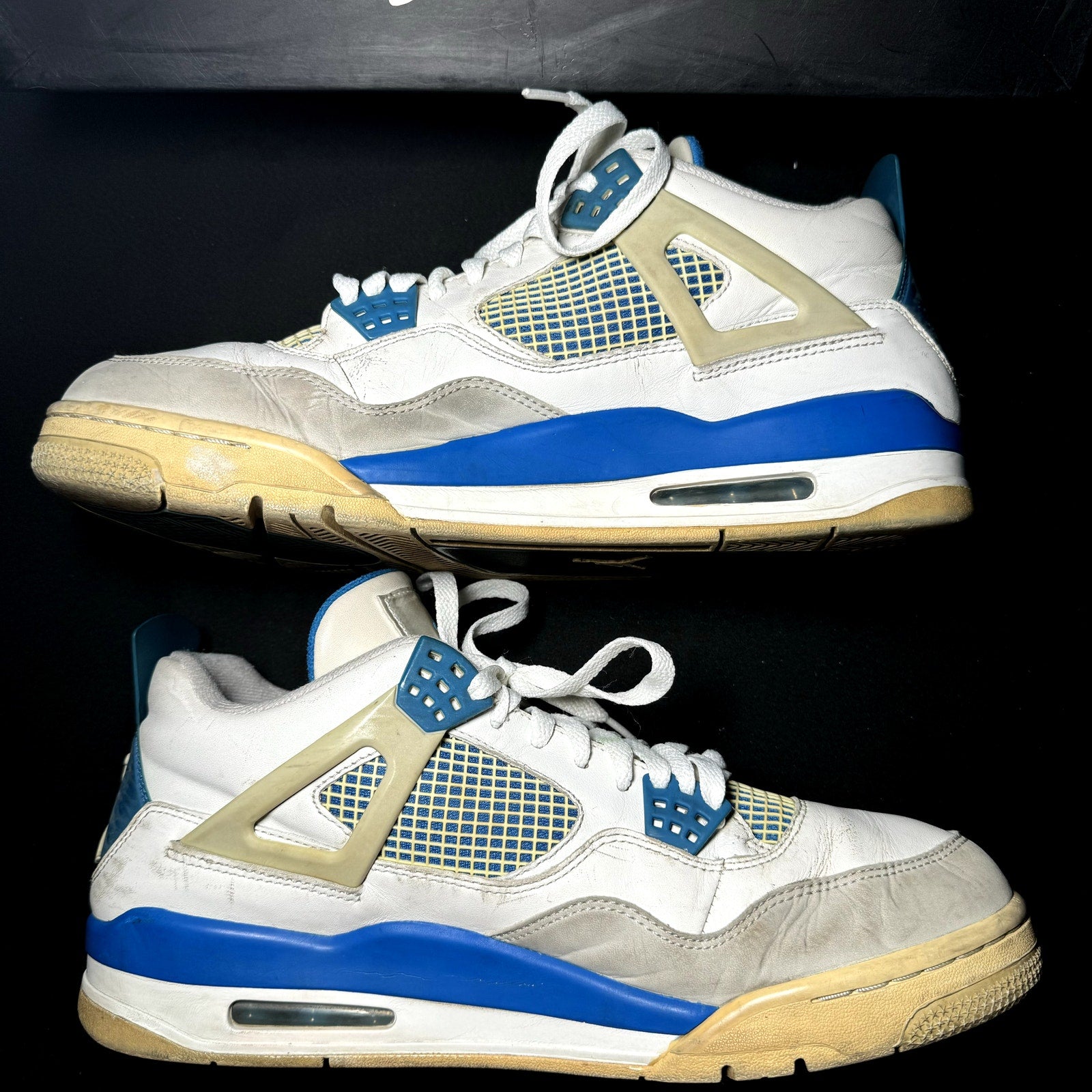 Air Jordan 4 Retro Military Blue 2012 Men's Shoes  - Size 12