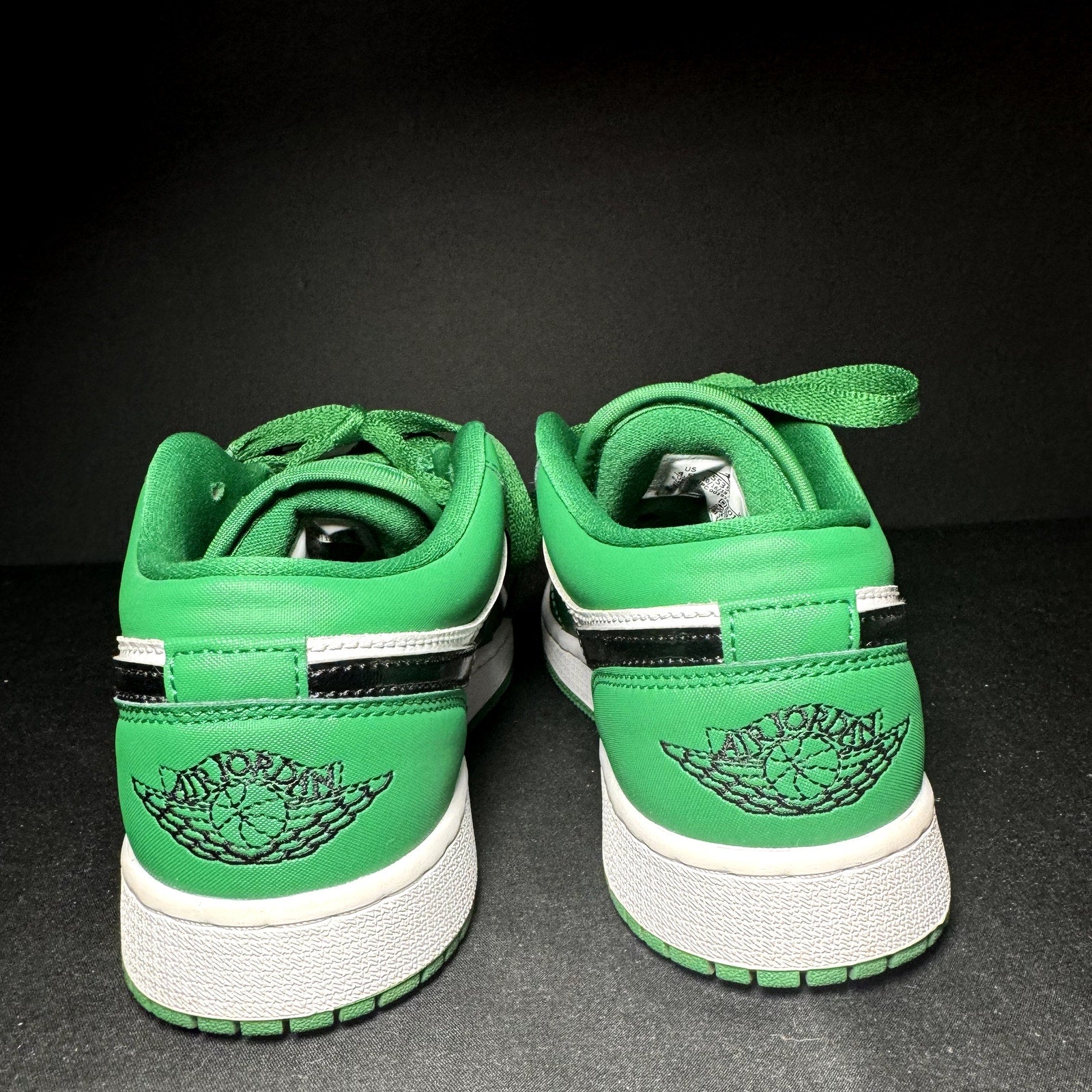 Air Jordan 1 Low GS Pine Green Kids Shoes - Size 4.5