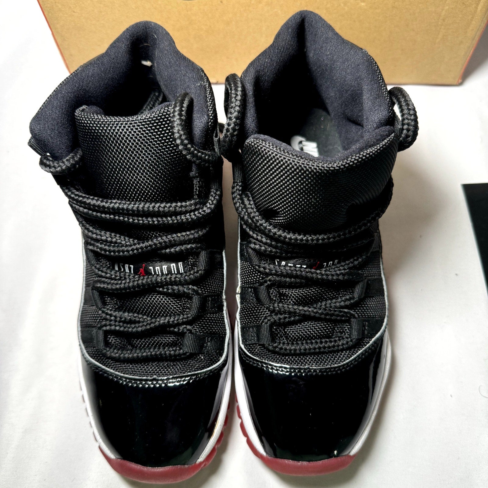 Air Jordan 11 Retro GS Bred 2019 Kids Shoes - Size 4