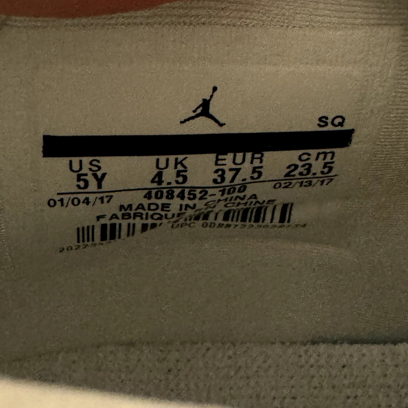 Air Jordan 4 Retro GS Pure Money 2017 Kids Shoes - Size 5
