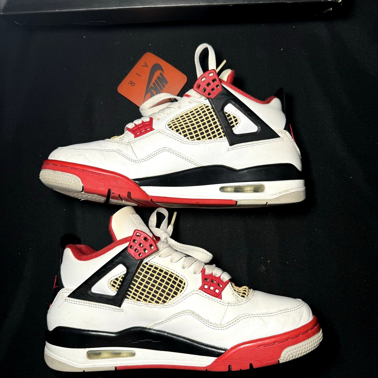 Air Jordan 4 Retro OG Fire Red 2020 Men' Shoes - Size 8