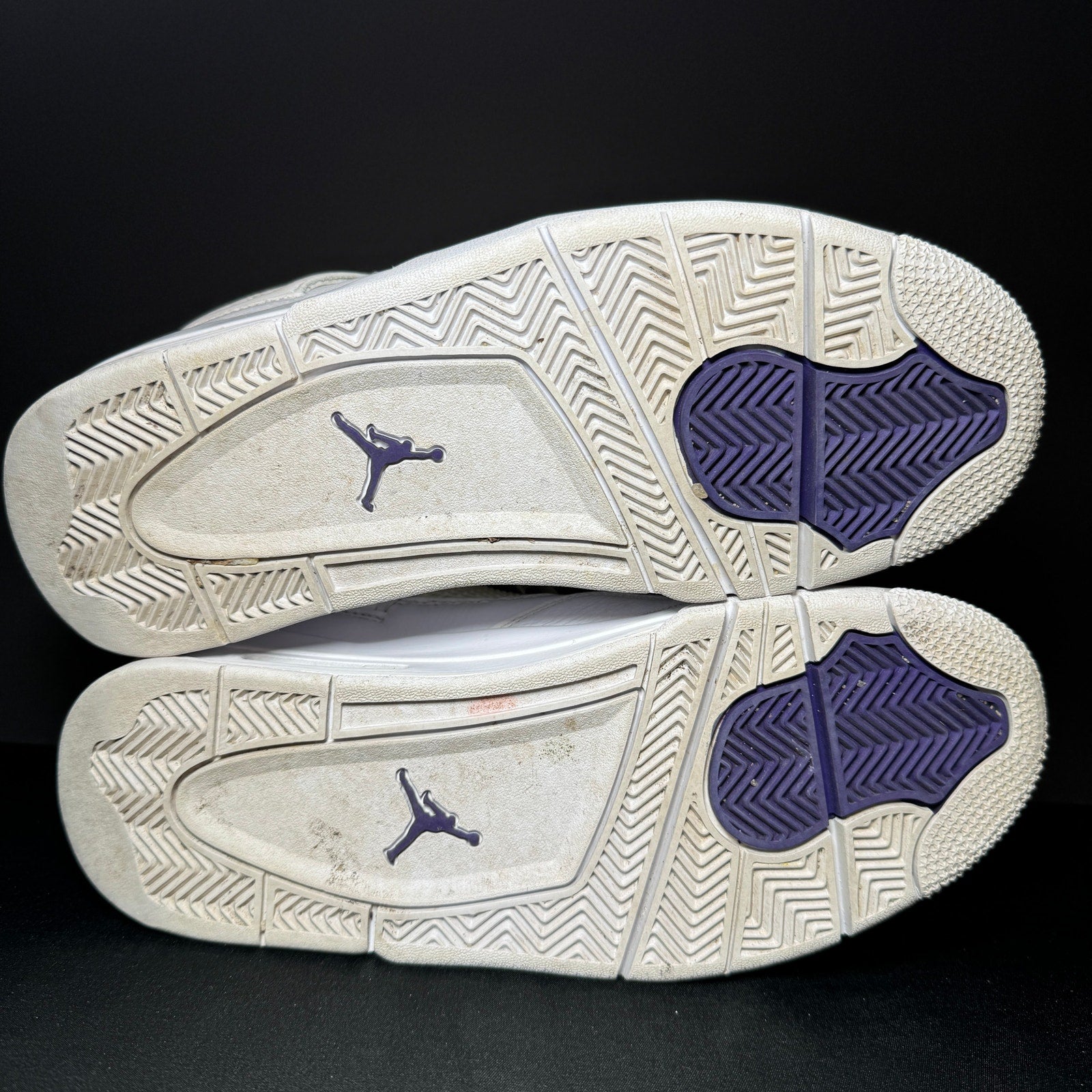 Air Jordan 4 Retro Purple Metallic Men's Shoes - Size 8