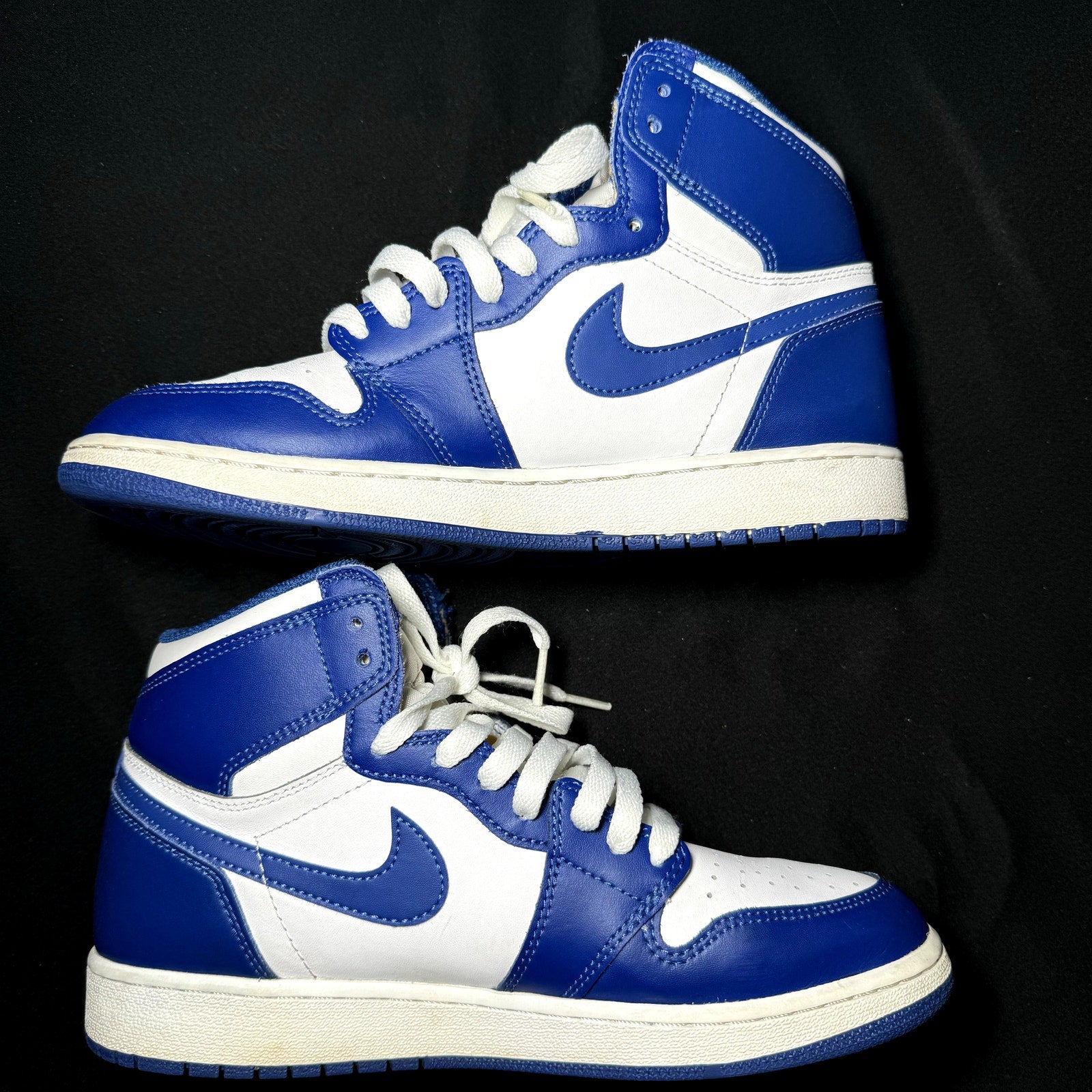 Air Jordan 1 High OG BG Storm Blue Kids Shoes - Size 7