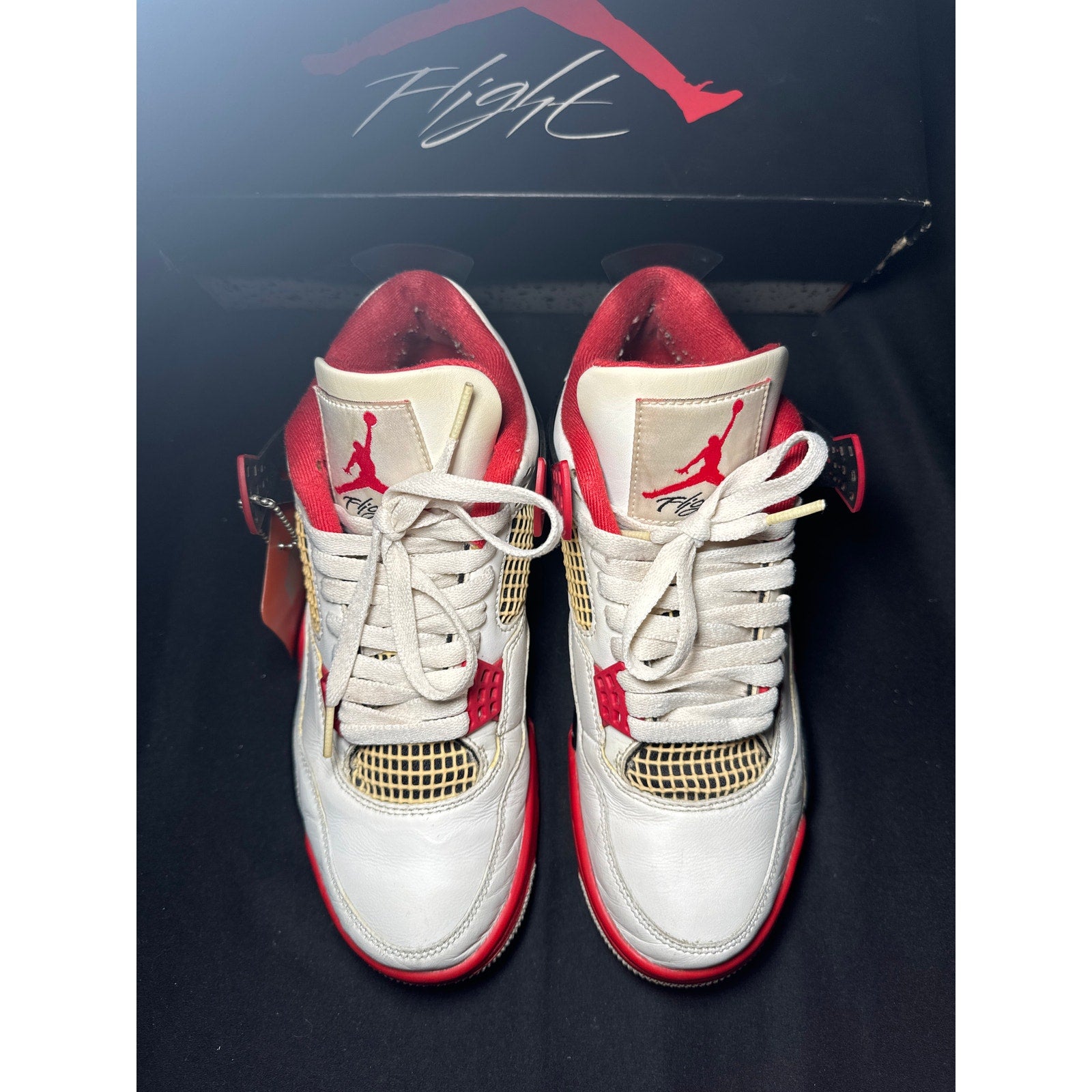 Air Jordan 4 Retro OG Fire Red 2020 Men' Shoes - Size 8