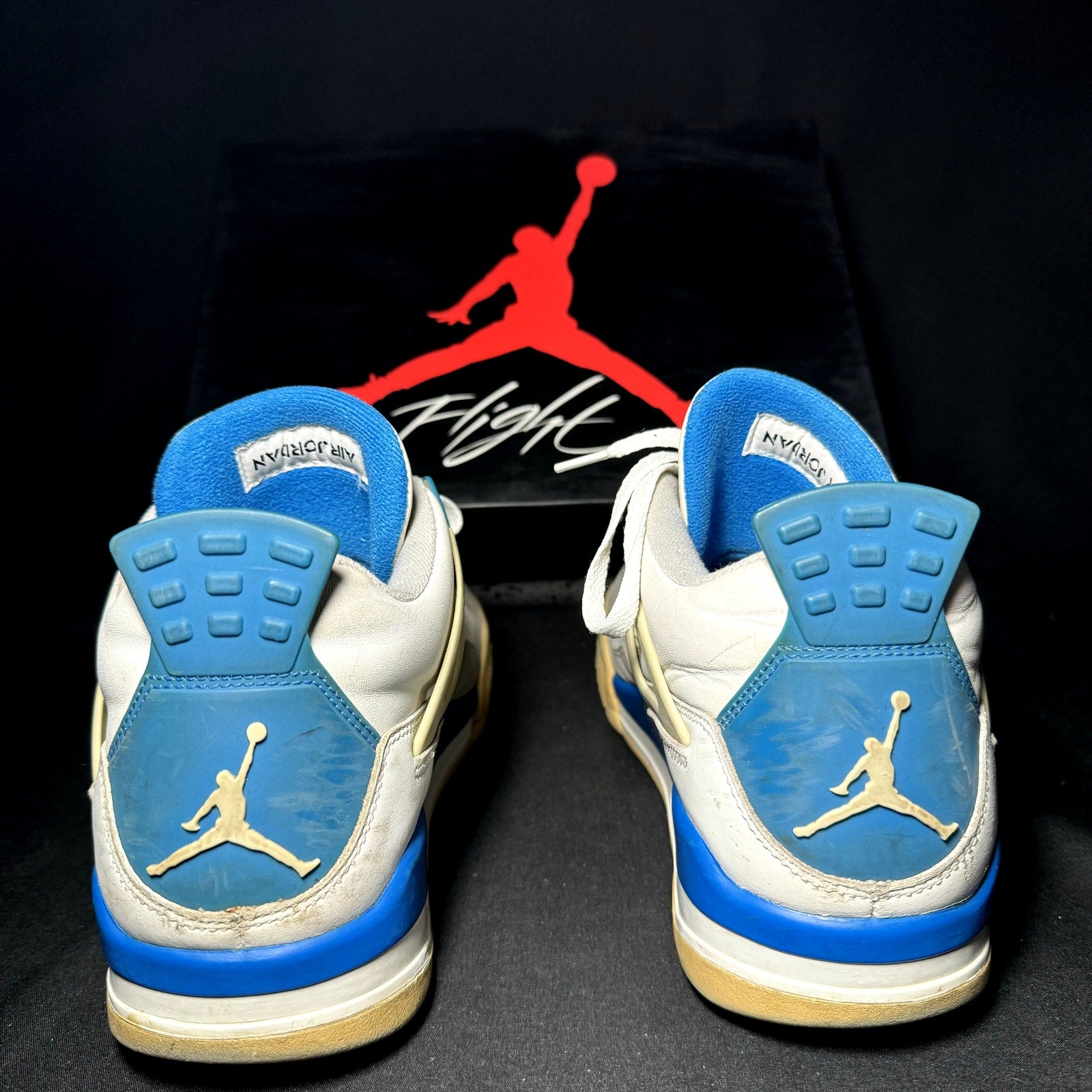 Air Jordan 4 Retro Military Blue 2012 Men's Shoes  - Size 12