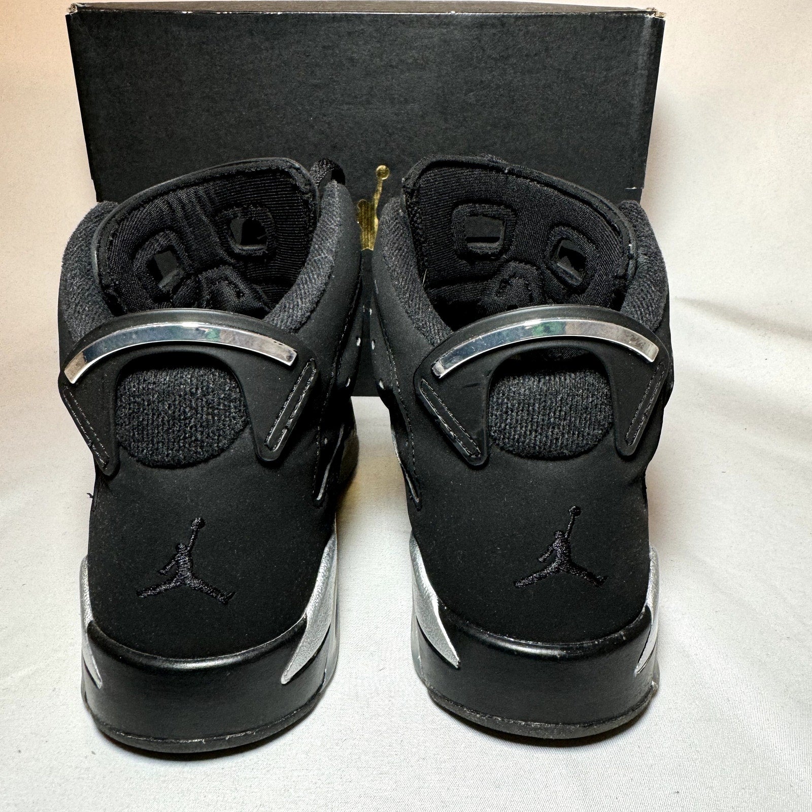 Air Jordan 6 Retro GS Chrome Kids Shoes - Size 7