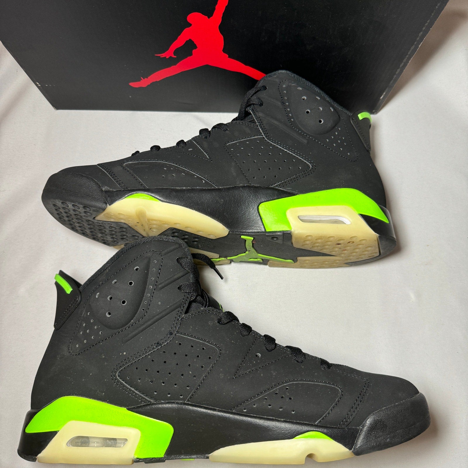 Air Jordan 6 Retro Electric Green Men's Shoes - Size 11.5