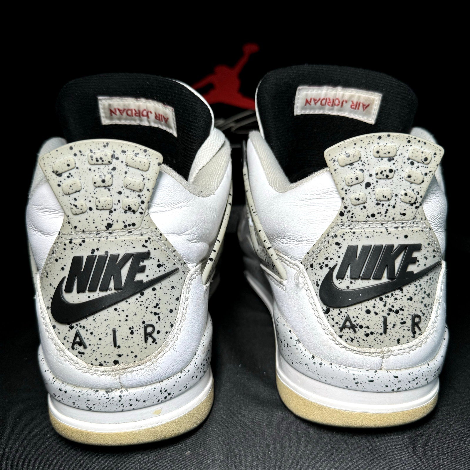 Air Jordan 4 Retro OG White Cement 2016 Men's Shoes - Size 8.5