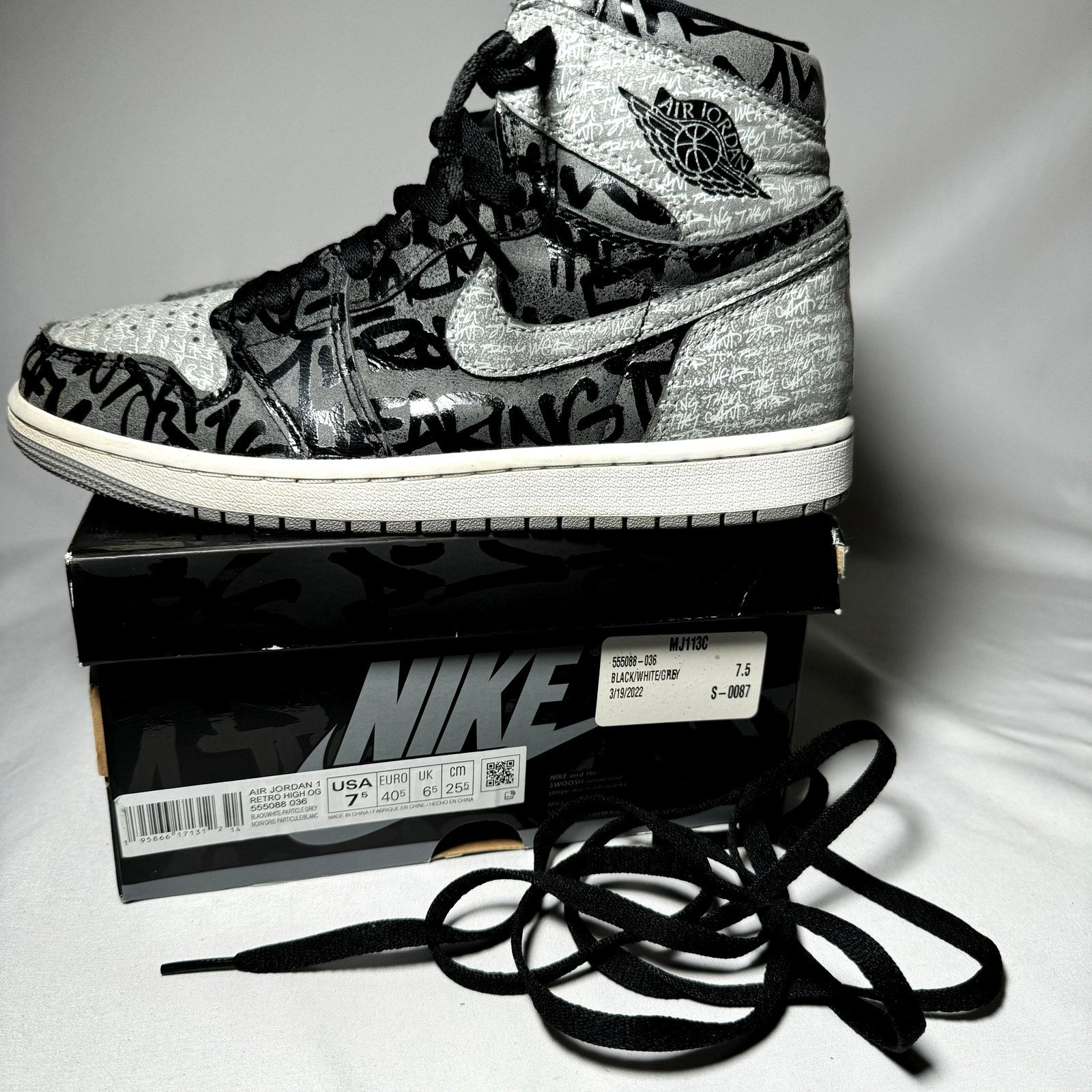 Air Jordan 1 High OG Rebellionaire 2022 Men's Shoes - Size 7.5