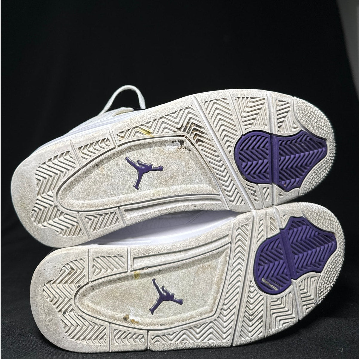 Air Jordan 4 Retro GS Purple Metallic 2020 Kids Shoes - Size 5