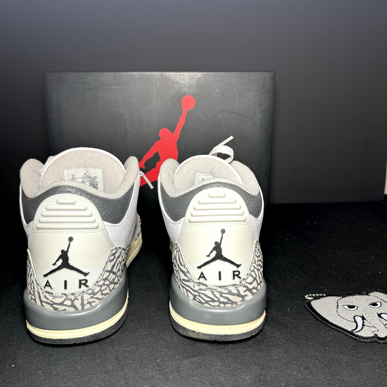 Air Jordan 3 Retro GS Hide N Sneak Kids Shoes - Size 7