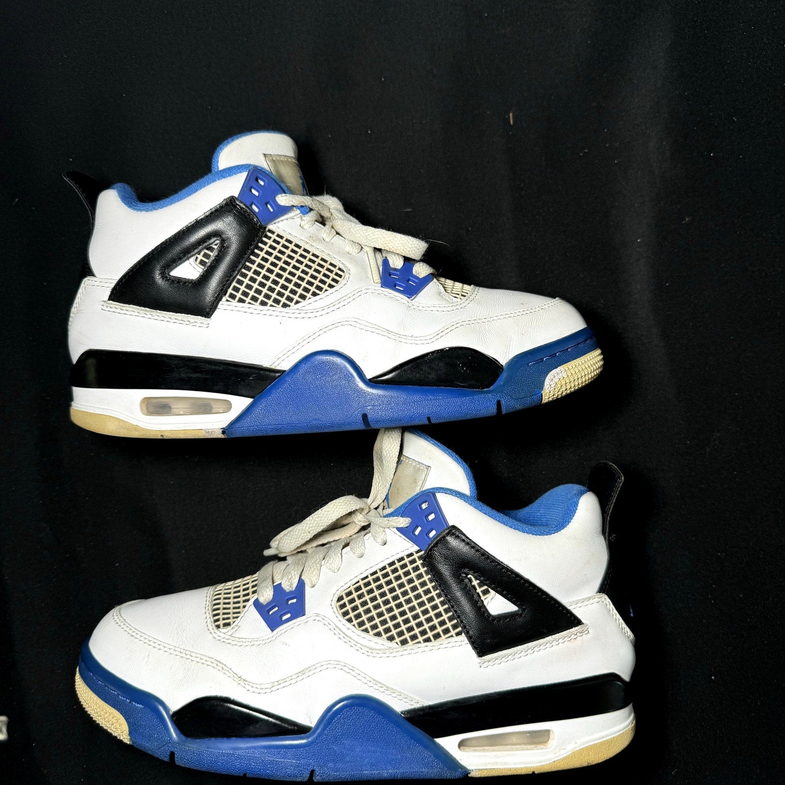 Air Jordan 4 Retro GS Motorsports Kids Shoes - Size 6.5