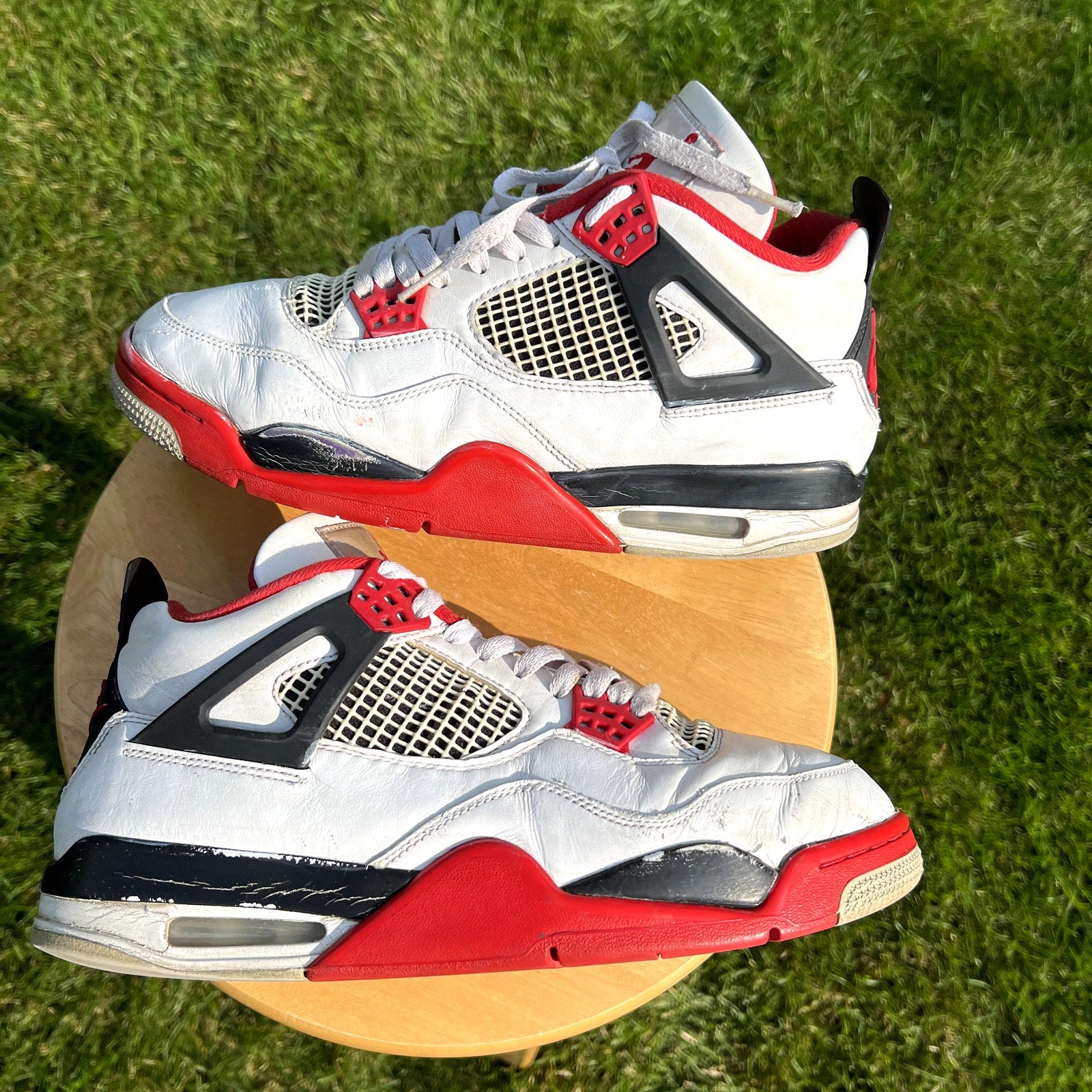 Air Jordan 4 Retro OG Fire Red 2020 Men's Shoes - Size 10