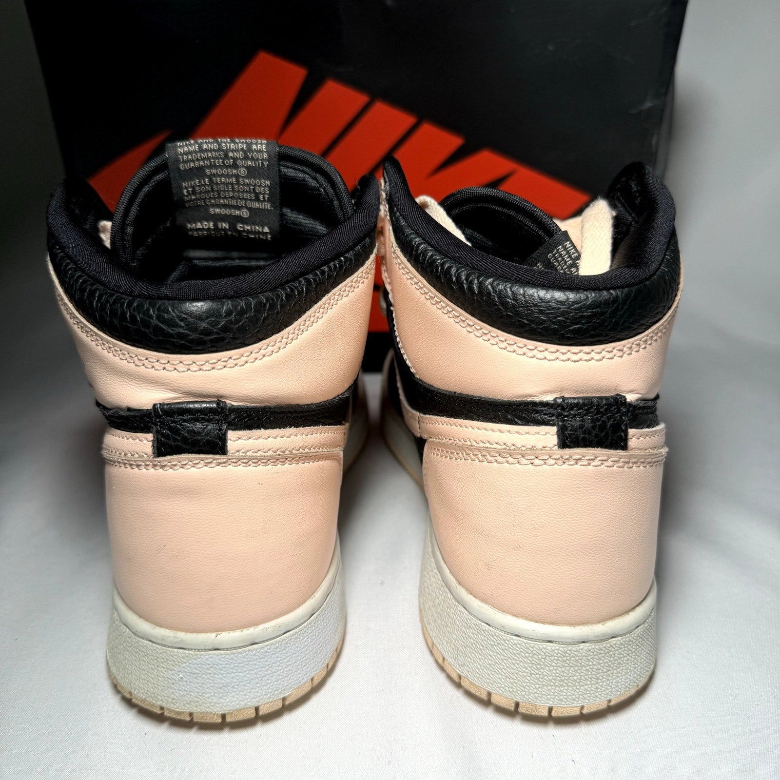Air Jordan 1 Retro High OG GS Crimson Tint Kids Shoes - Size 6.5