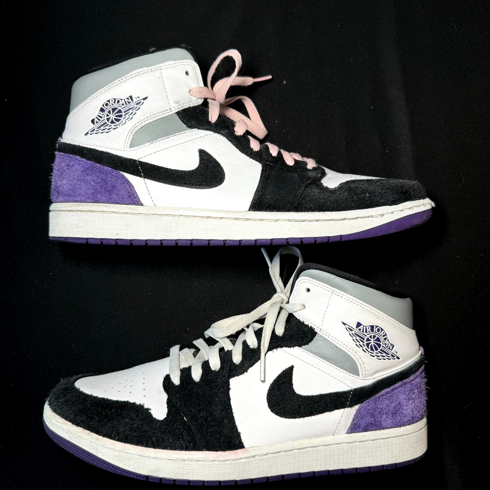 Air Jordan 1 Mid SE Varsity Purple Men's Shoes - Size 11