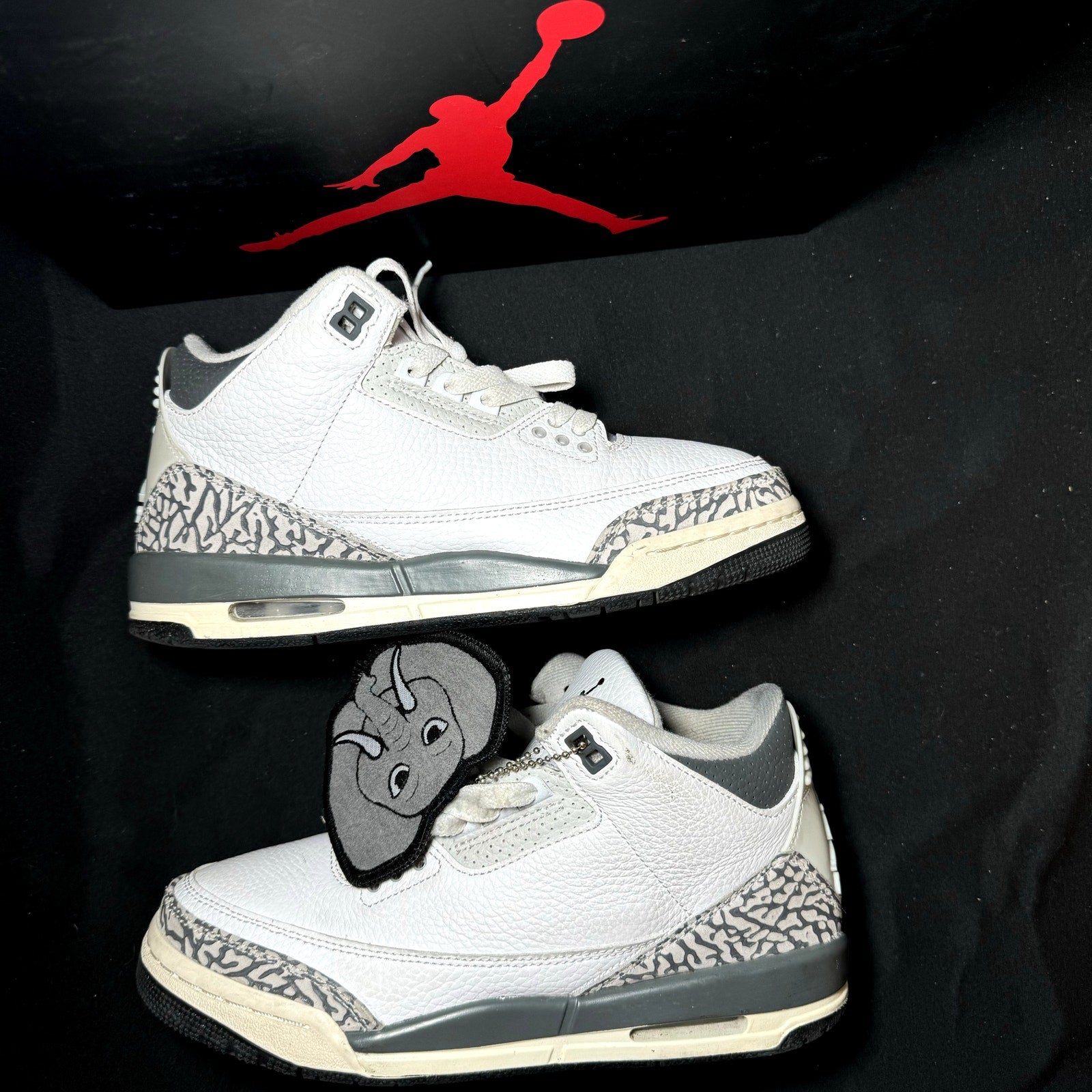 Air Jordan 3 Retro GS Hide N' Sneak Kids Shoes - Size 6