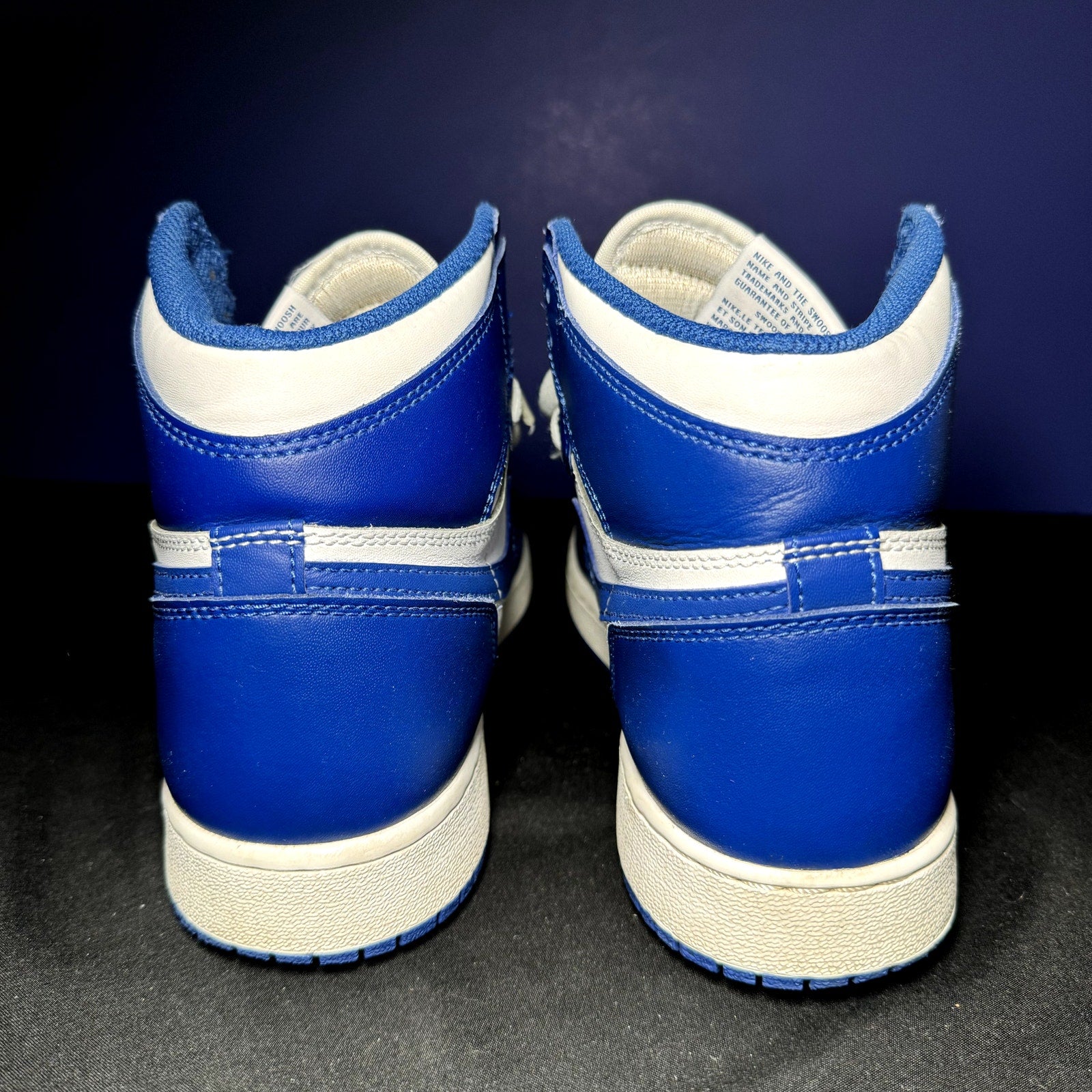 Air Jordan 1 High OG BG Storm Blue Kids Shoes - Size 7