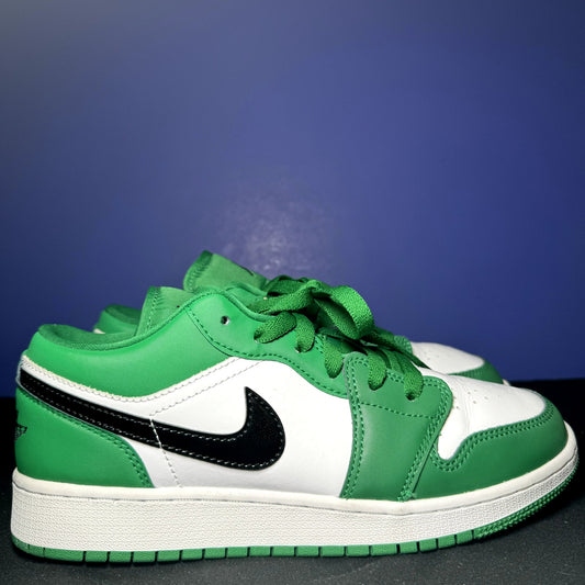 Air Jordan 1 Low GS Pine Green Kids Shoes - Size 6.5