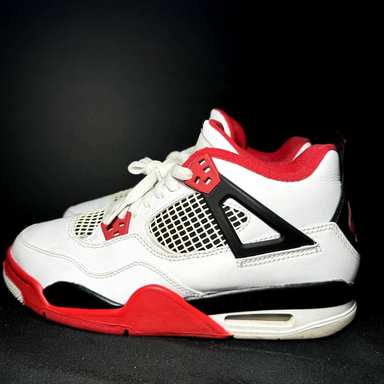 Air Jordan 4 Retro OG GS Fire Red 2020 Kids Shoes - Size 7